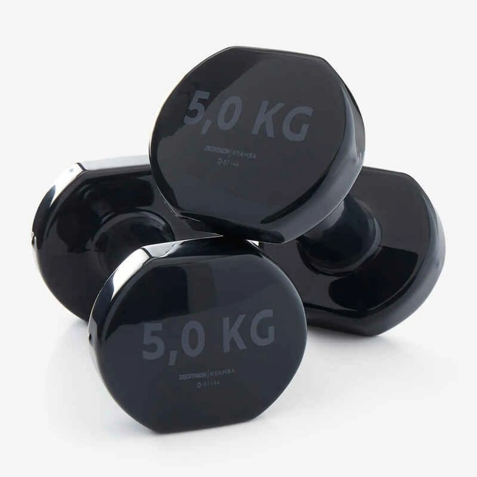 Par de mancuernas de 5kg Domyos negro