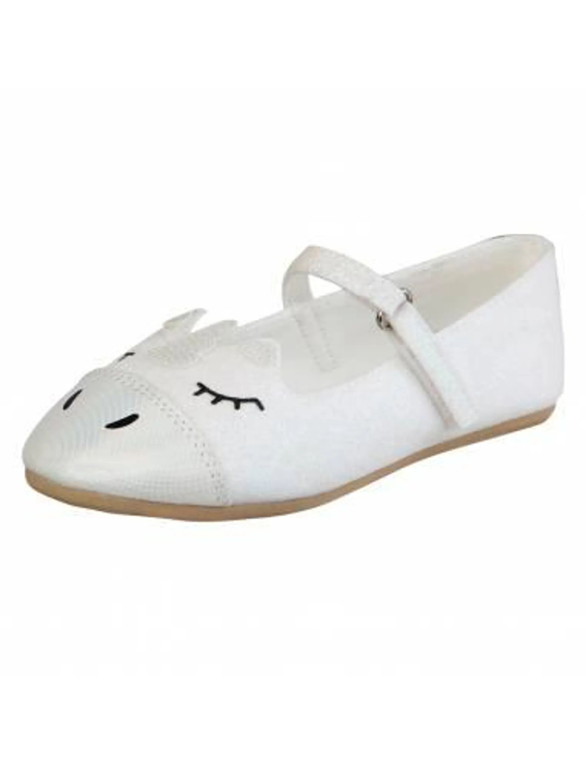 Zapatos casuales con diseño de unicornio para niña