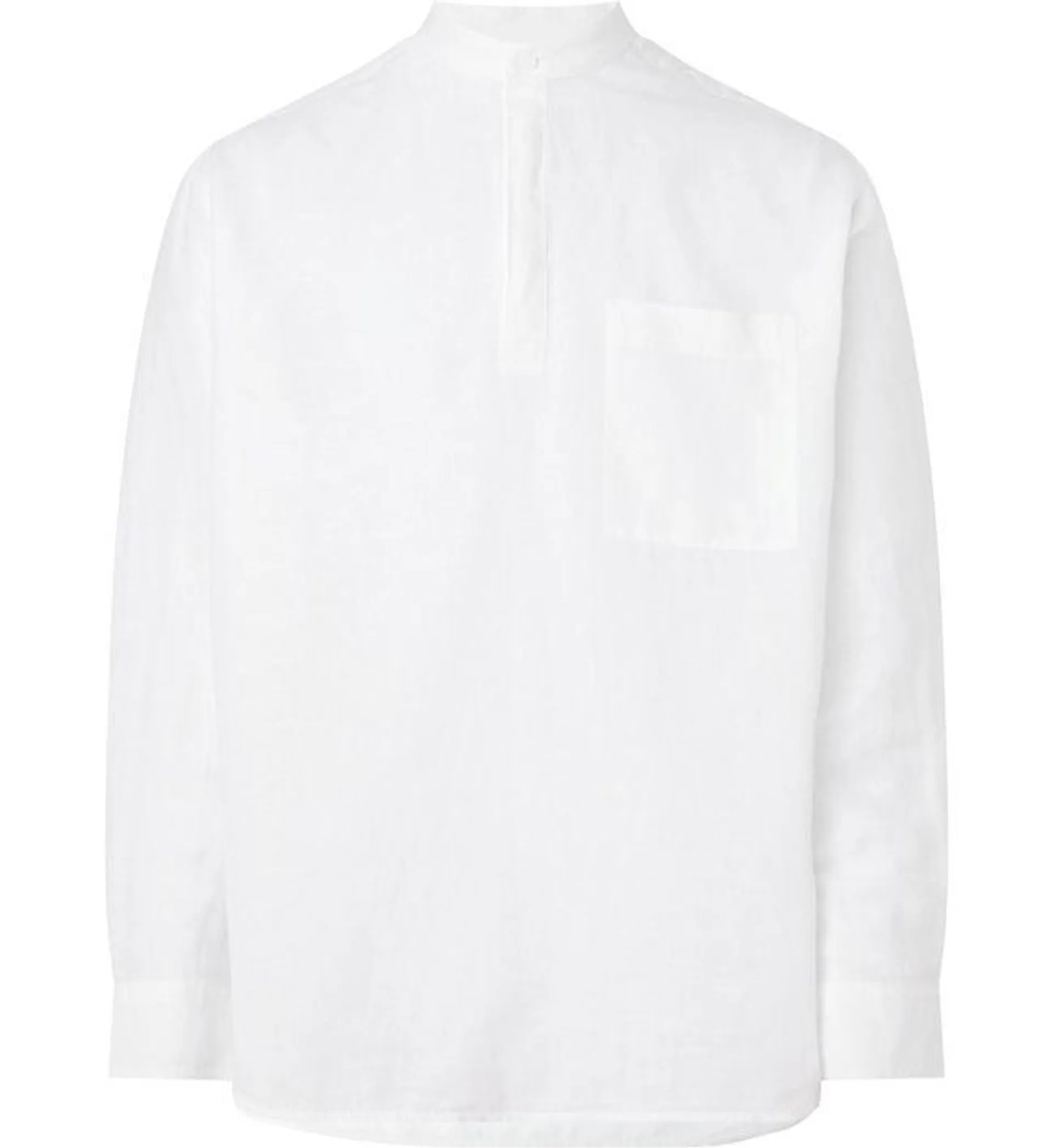 Camisa Blanca Slim Fit Esencial Para Hombre