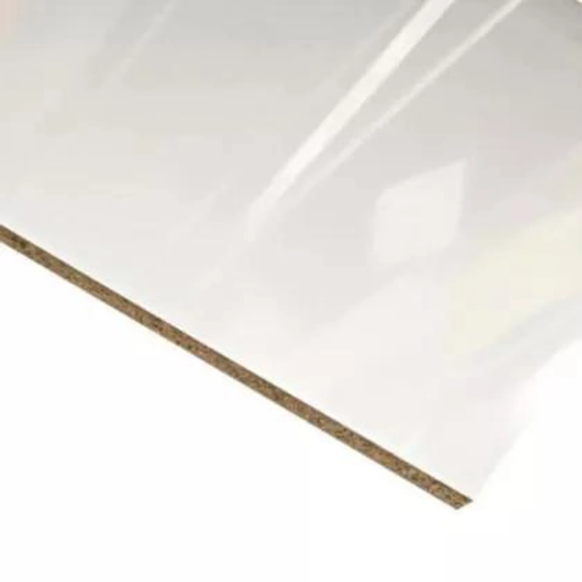 Tablero MDF Color Crema Lineas Brillantes 18mm 122x244 Metros