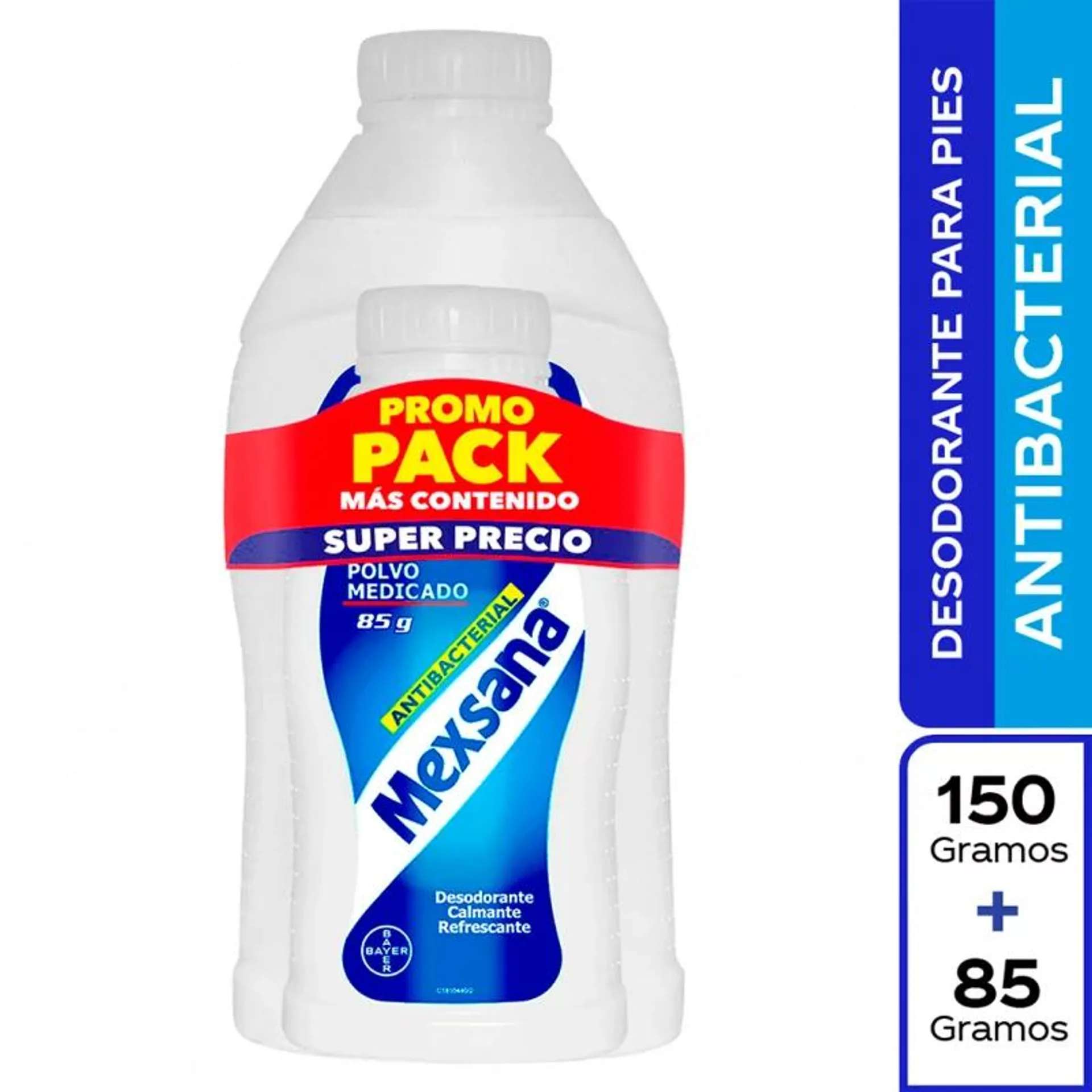 Talco Mexsana 150 g + 85 g Precio Especial