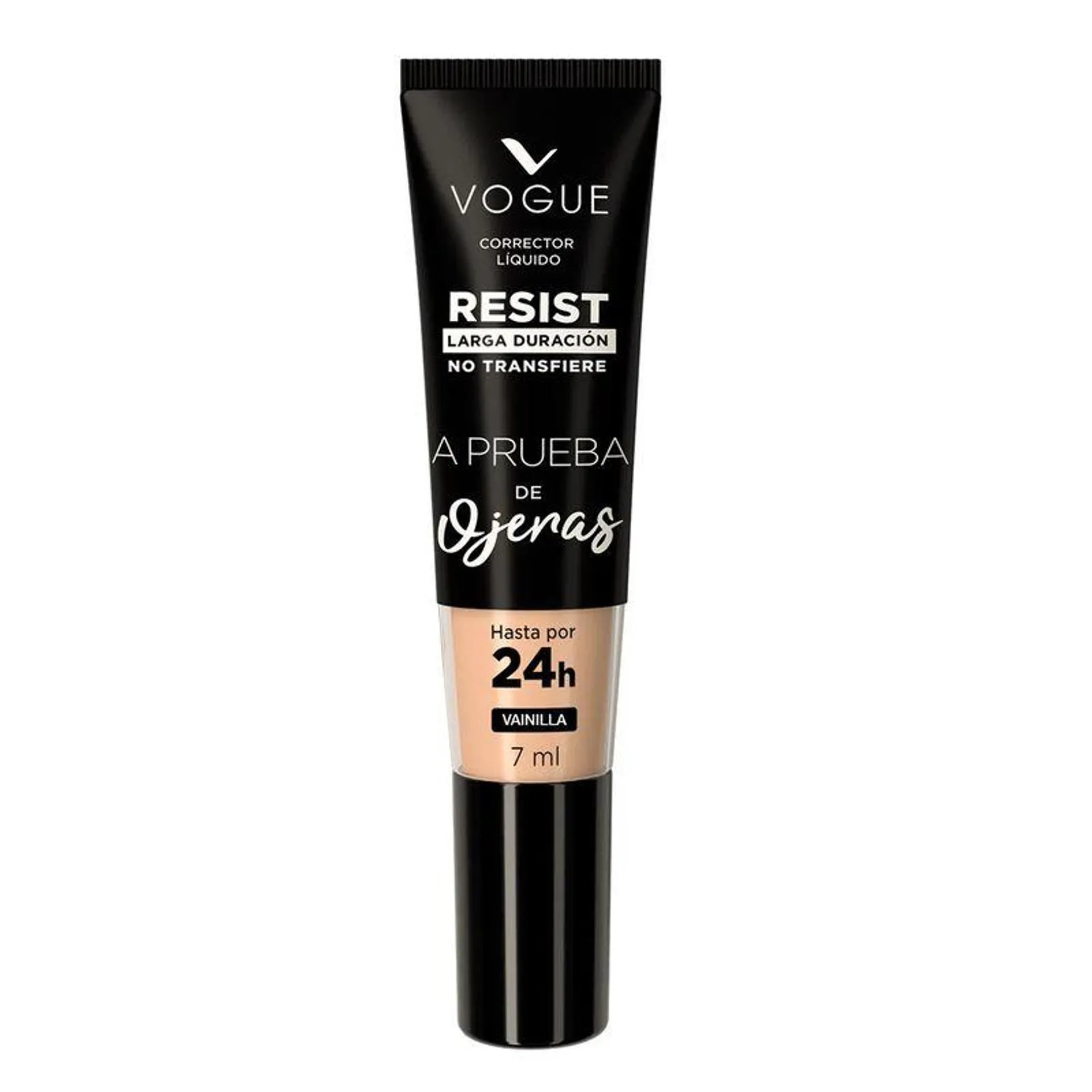 Corrector Liquido Vogue Resist A Prueba De Ojeras Vainilla X 7 Ml