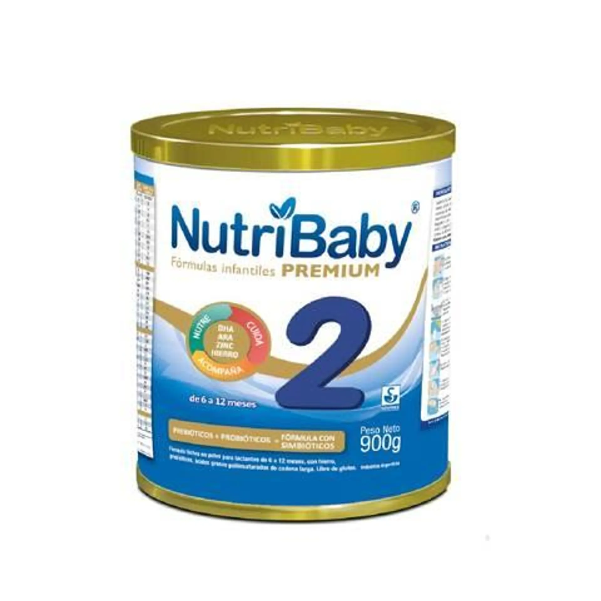 Formula Infantil Nutribaby Premium 2 Lata X 900 Gr