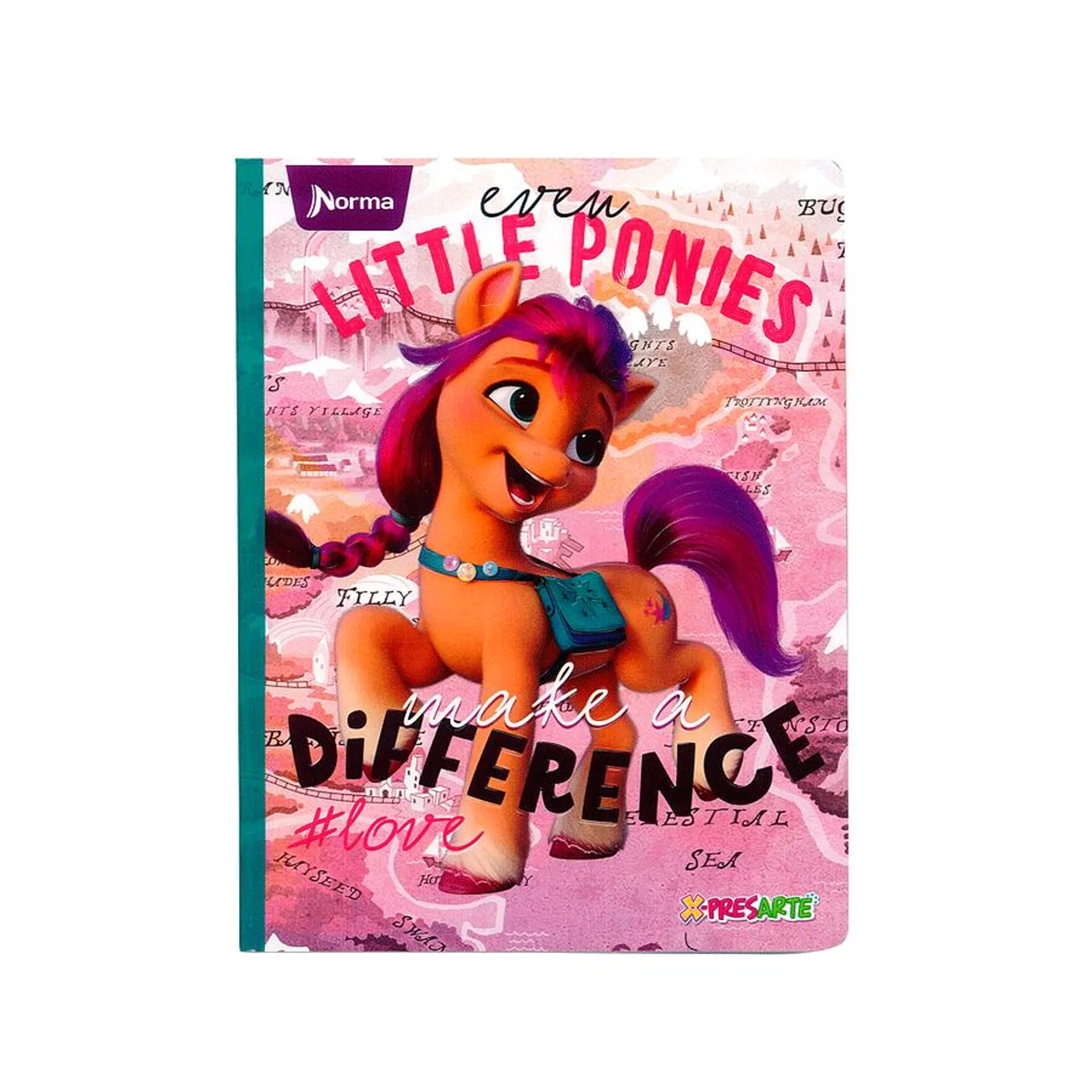 Cuaderno Cosido Norma My Little Pony 50 Hojas Cuadros