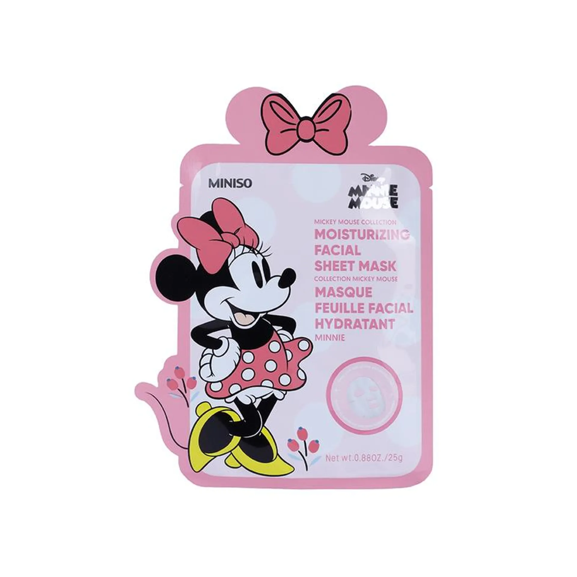 Mascarilla Facial Hidratante Minnie Colección Mickey Mouse