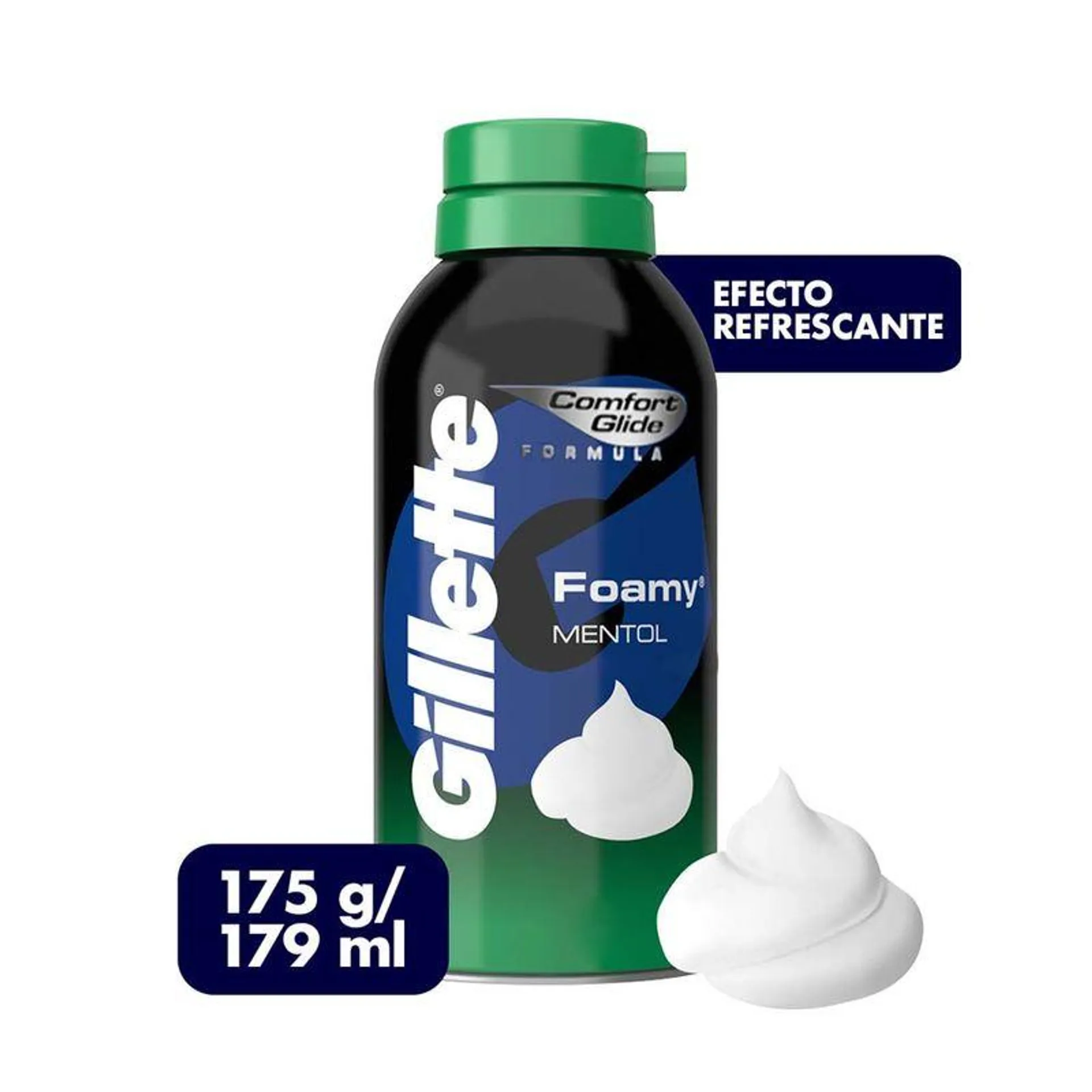 Espuma Afeitar Foamy Mentol Frasco X 179 Ml