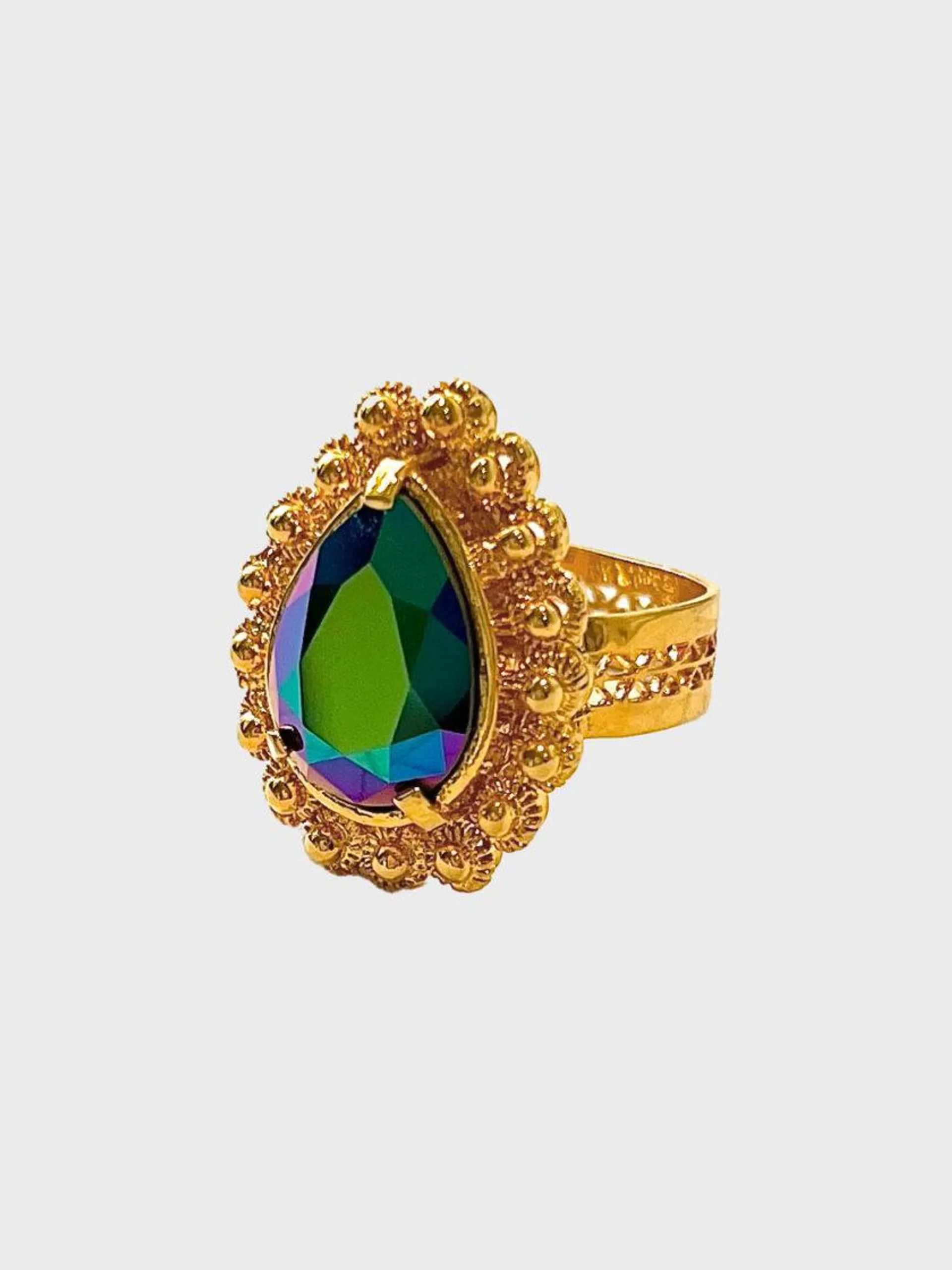 Anillo golden drop