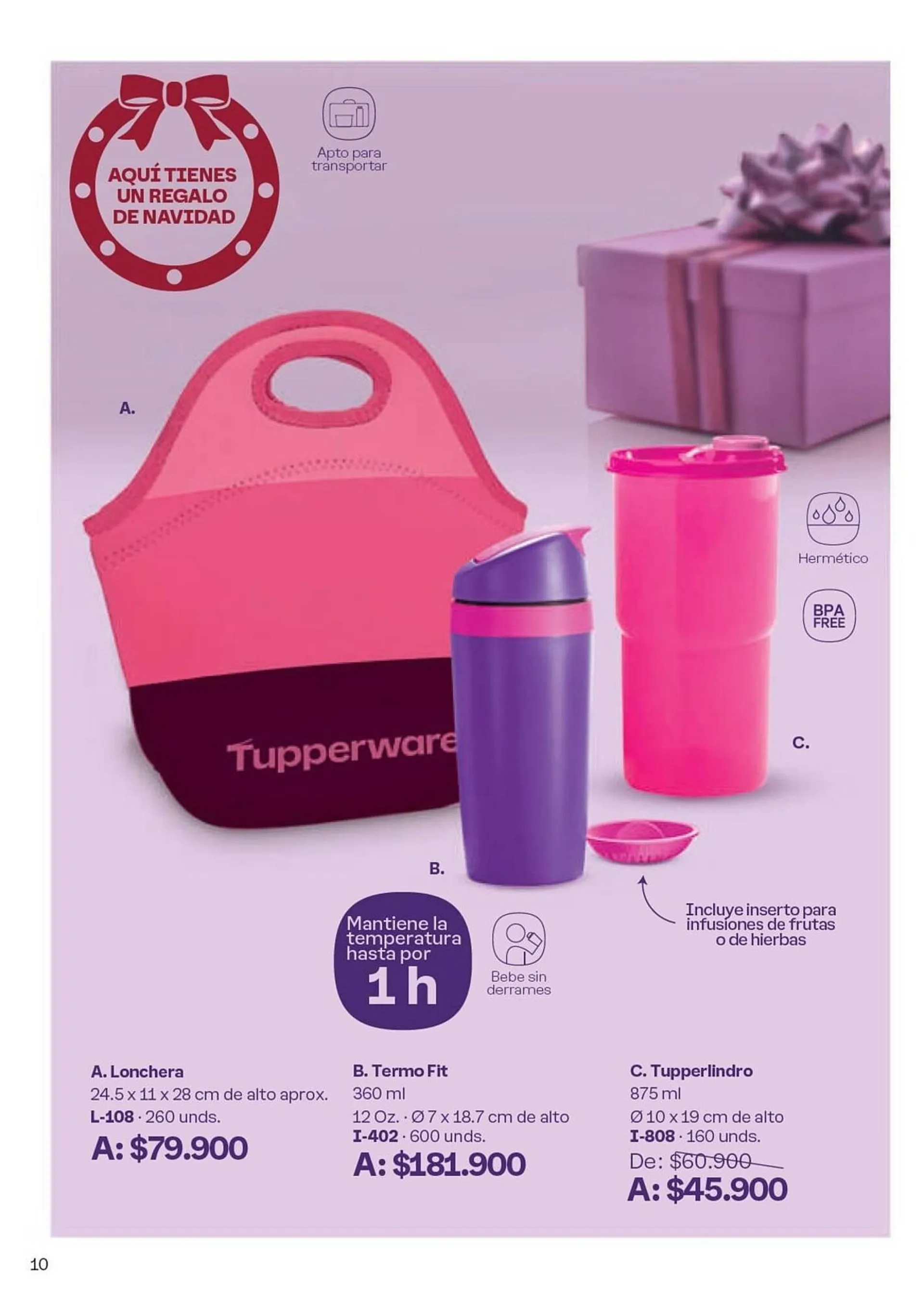 Catalogo de Catálogo Tupperware 19 de noviembre al 31 de diciembre 2024 - Pag 10