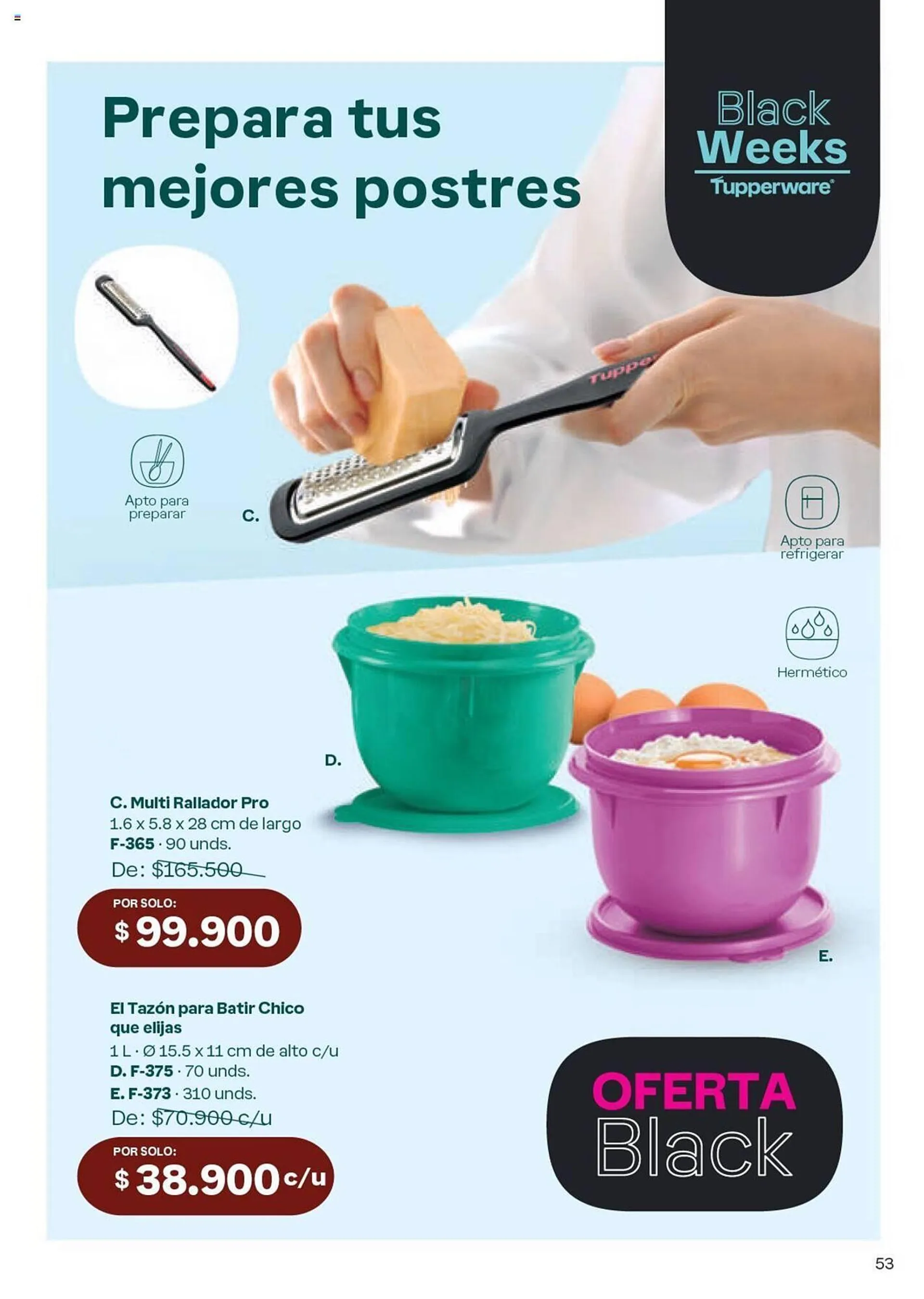 Catalogo de Catálogo Tupperware 4 de octubre al 31 de octubre 2024 - Pag 53