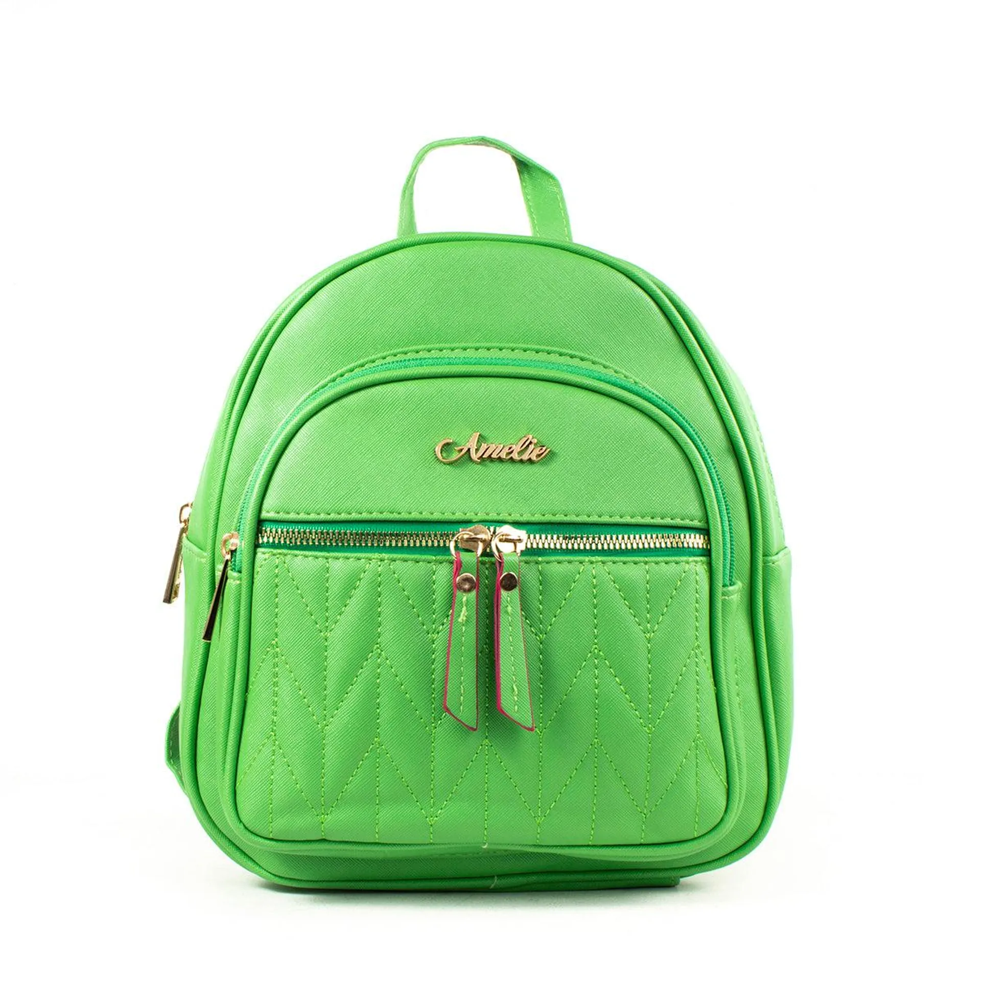 Morral pequeño color verde, para dama