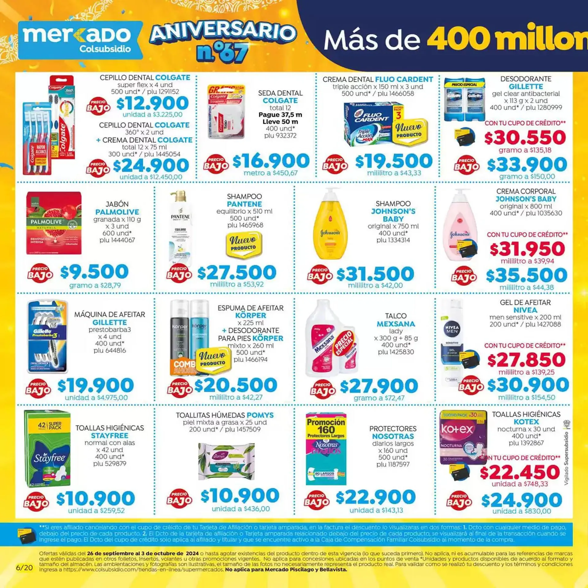 Catalogo de Catálogo Colsubsidio 26 de septiembre al 3 de octubre 2024 - Pag 6