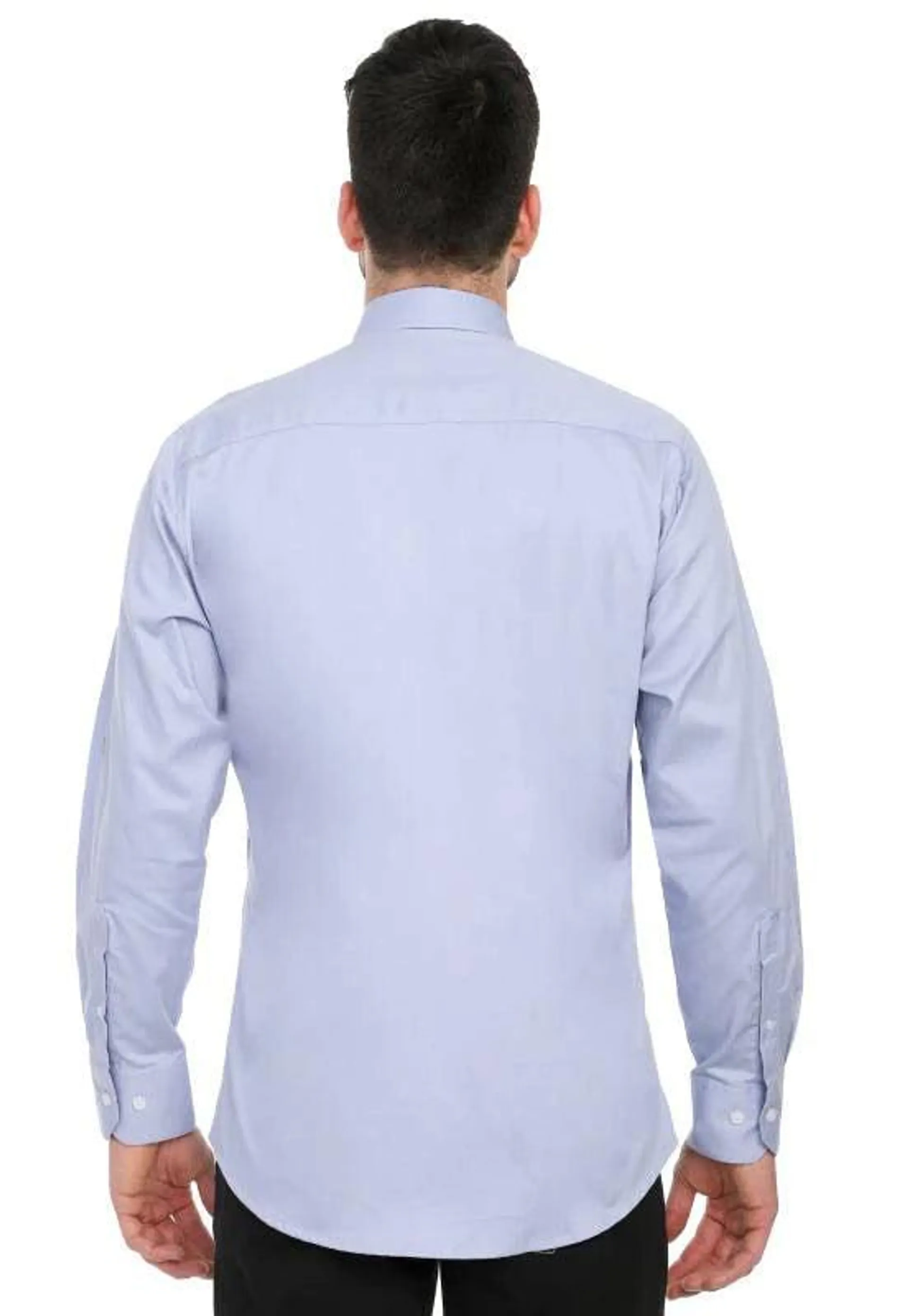 Camisa Manga Larga Dril Lec Lee para Hombre - Azul Claro