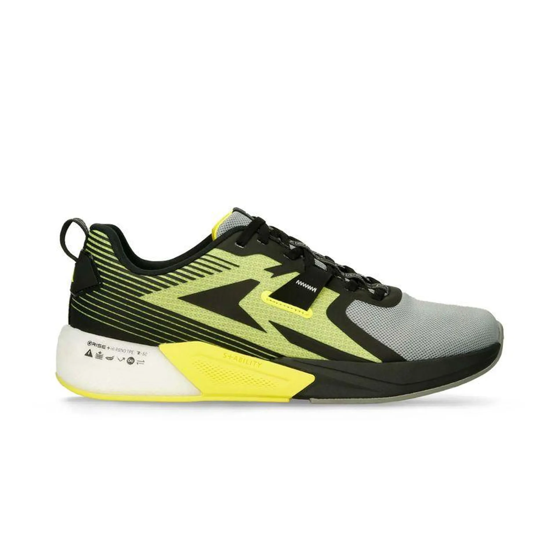 Tenis Deportivos Gris-Amarillo Power Xorise+300 Tr Cipher Hombre