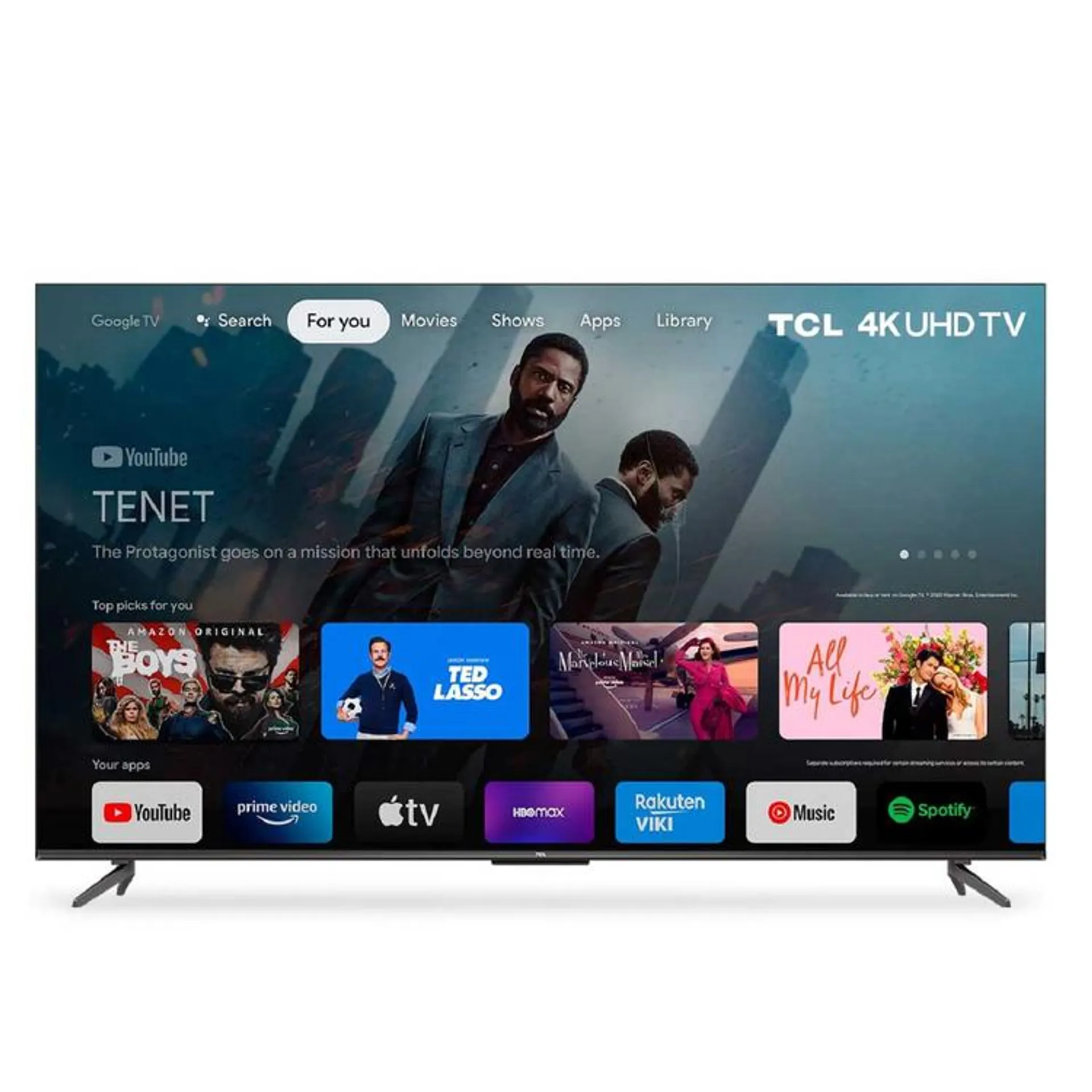 TV TCL 50" Pulgadas 127 cm 50P735 4K-UHD LED Smart TV Google
