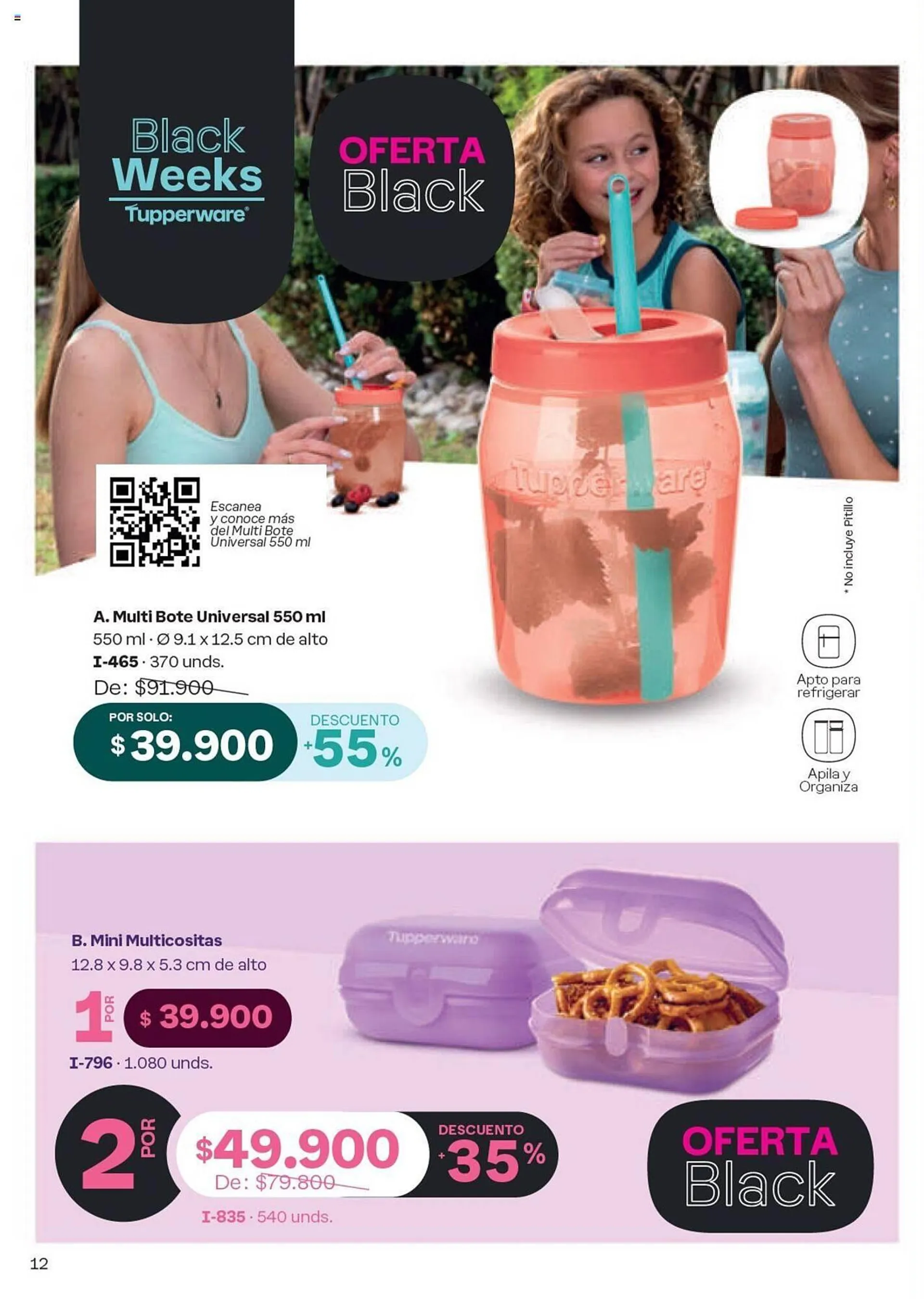 Catalogo de Catálogo Tupperware 4 de octubre al 31 de octubre 2024 - Pag 12