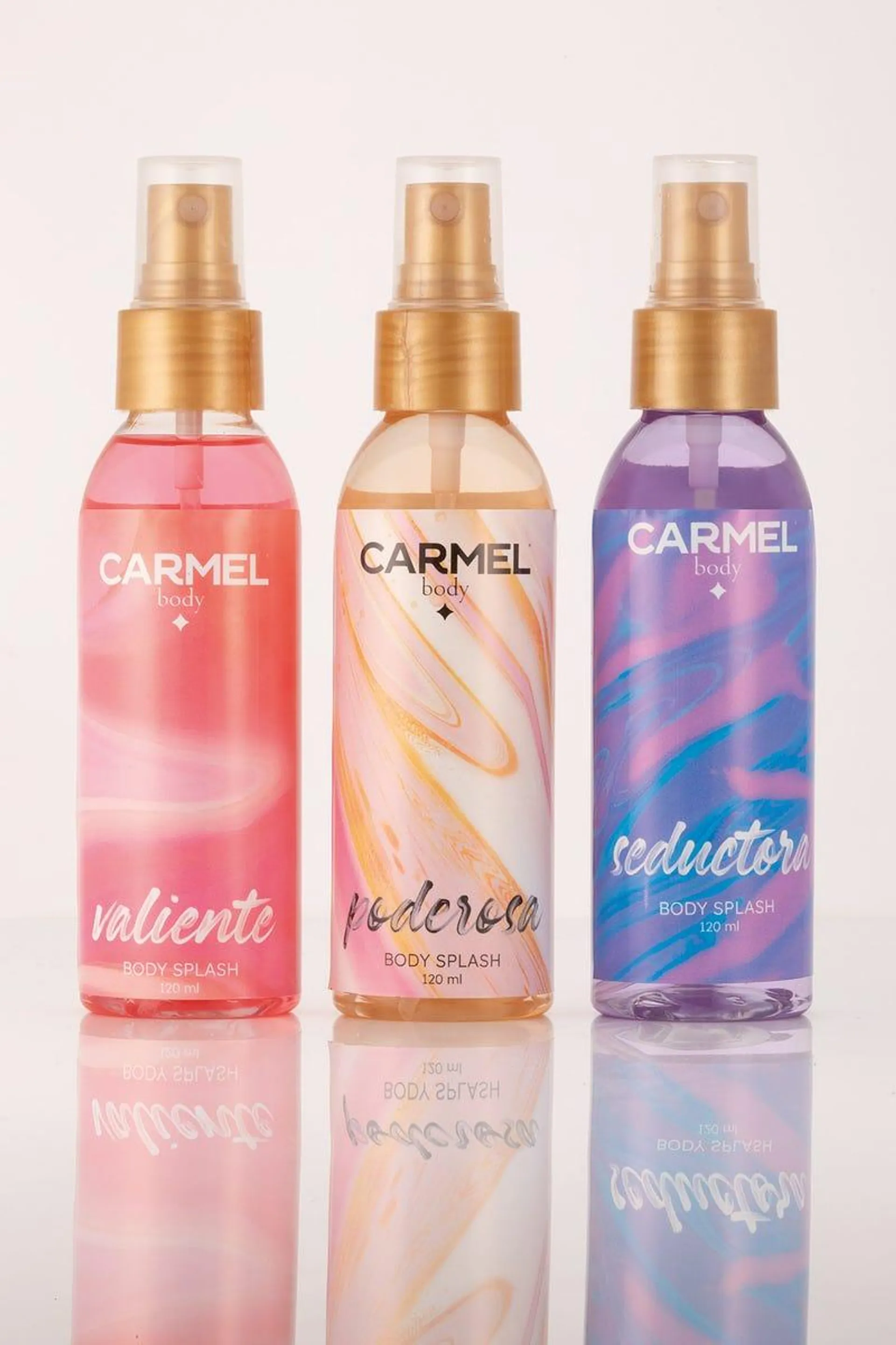 Set de splashes x 3 by Carmel 120 ml c/u