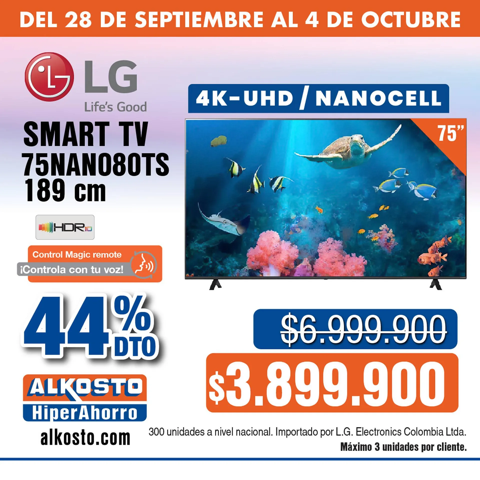 Catalogo de Catálogo Alkosto 30 de septiembre al 4 de octubre 2024 - Pag 2