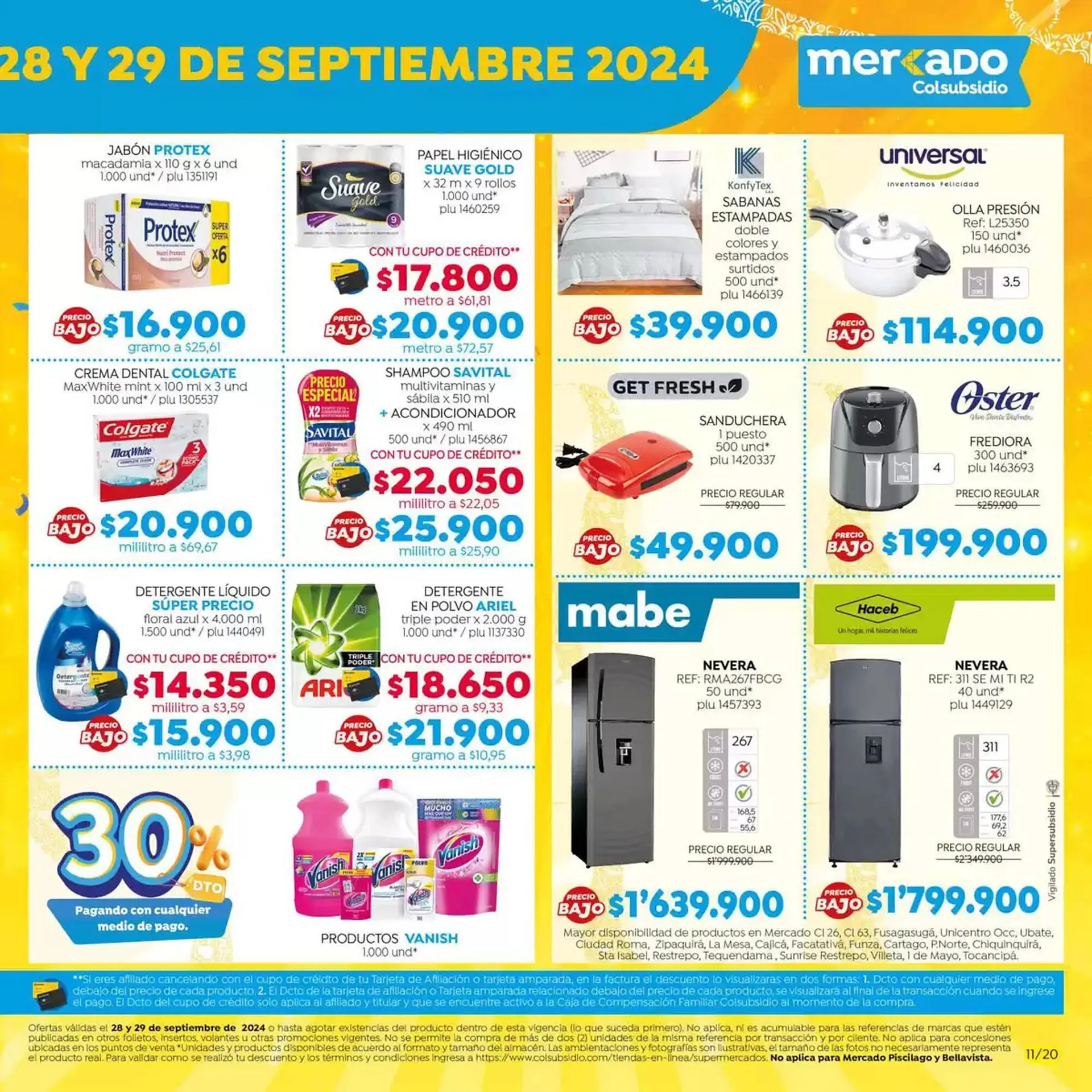 Catalogo de Catálogo Colsubsidio 26 de septiembre al 3 de octubre 2024 - Pag 11