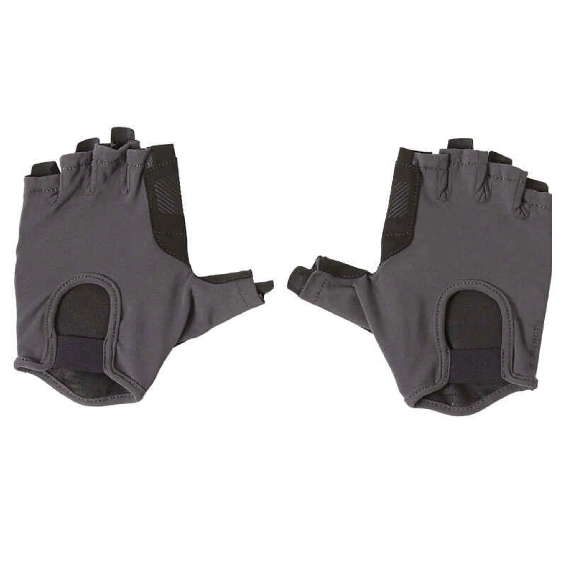 Guantes para gimnasio para Mujer Domyos 500 gris