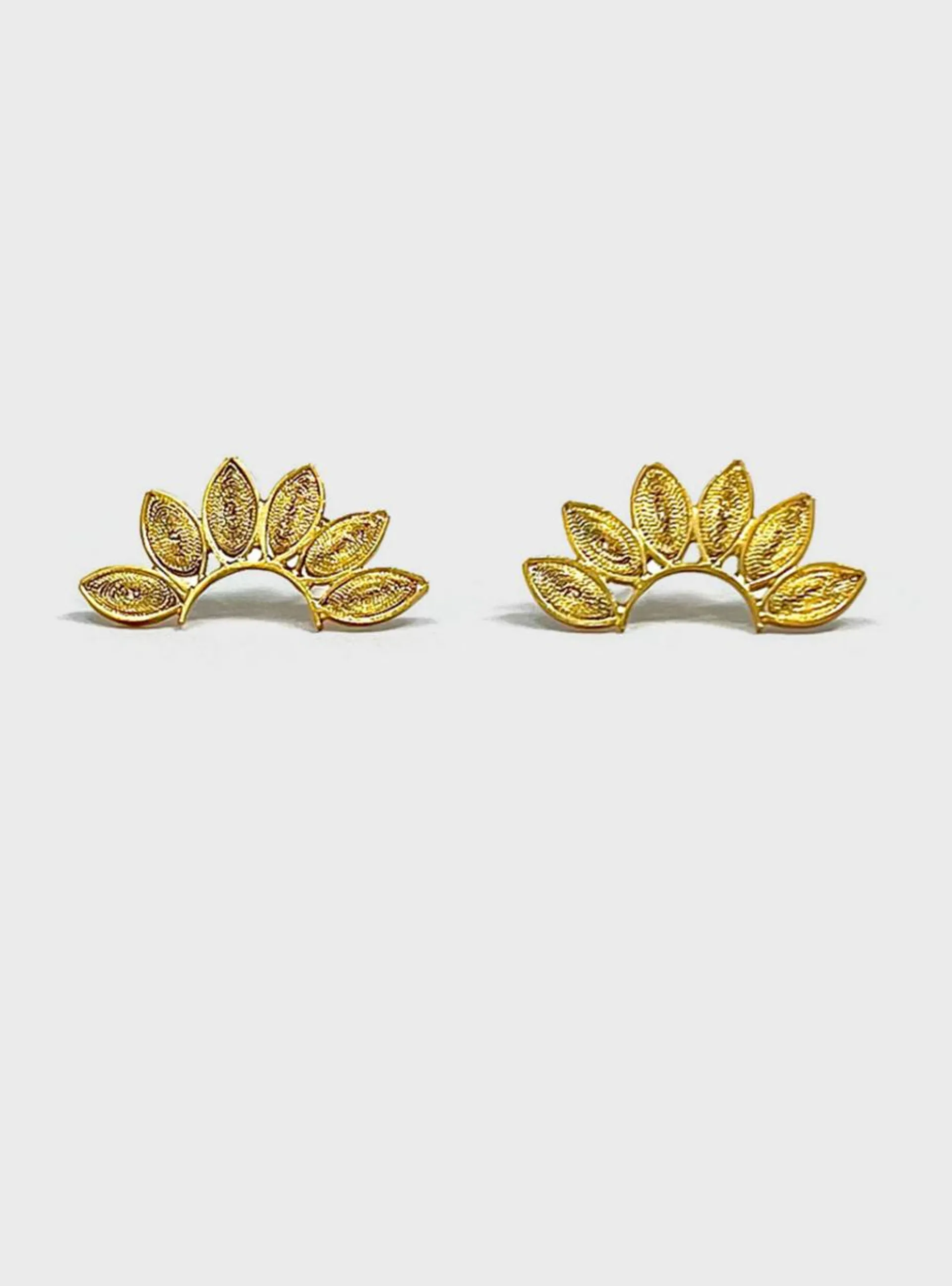 Aretes media flor mini