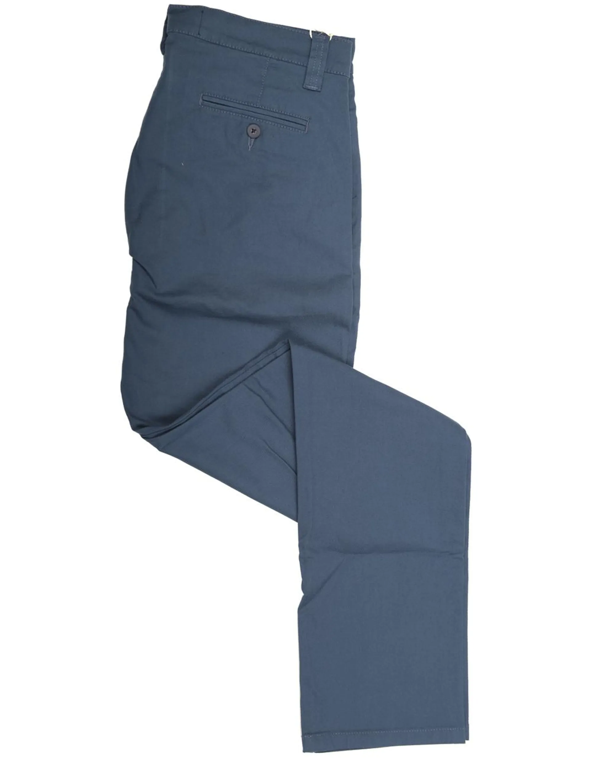 Pantalón Informal Stretch Color Azul Petroleo Oscuro