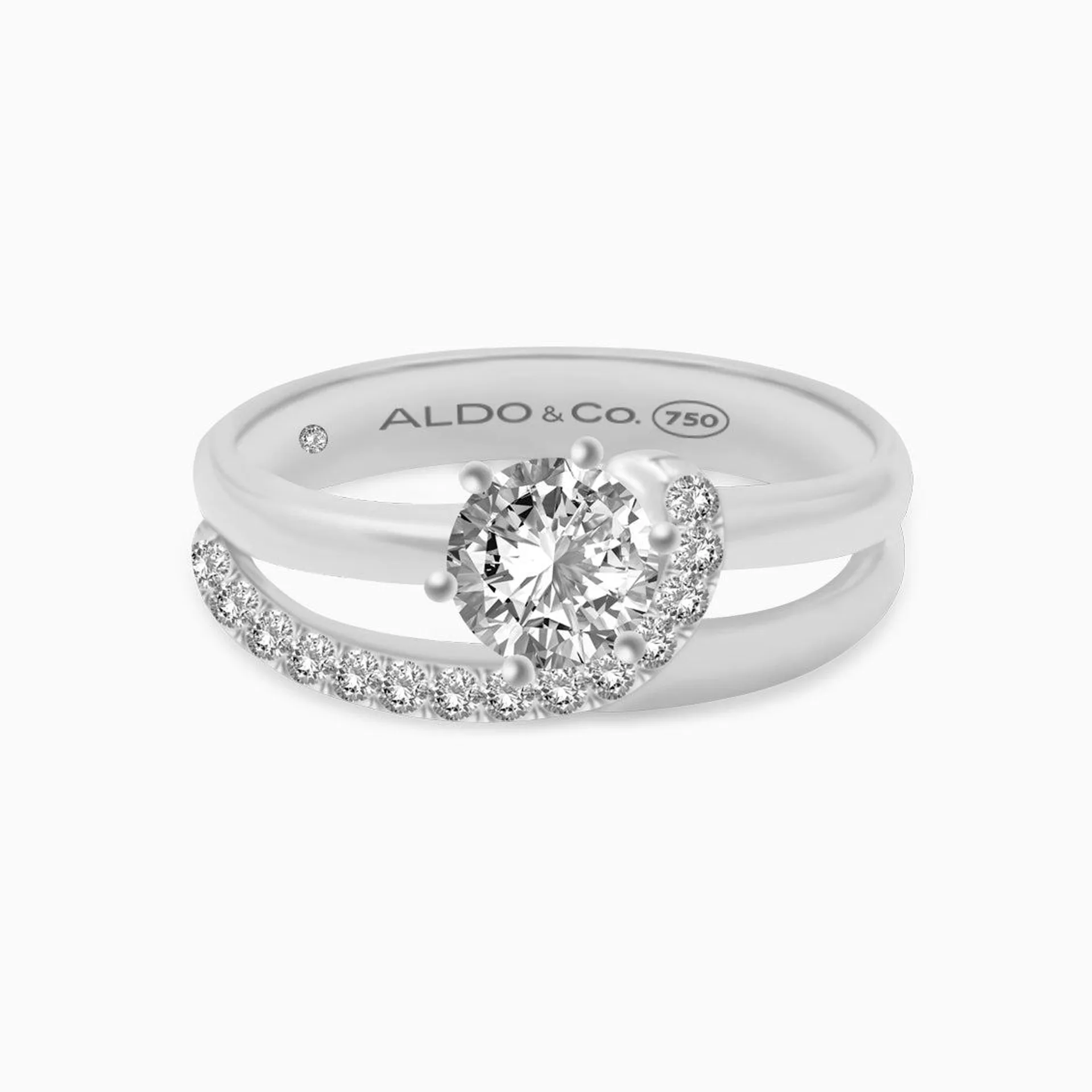 Anillo de Compromiso modelo celestial