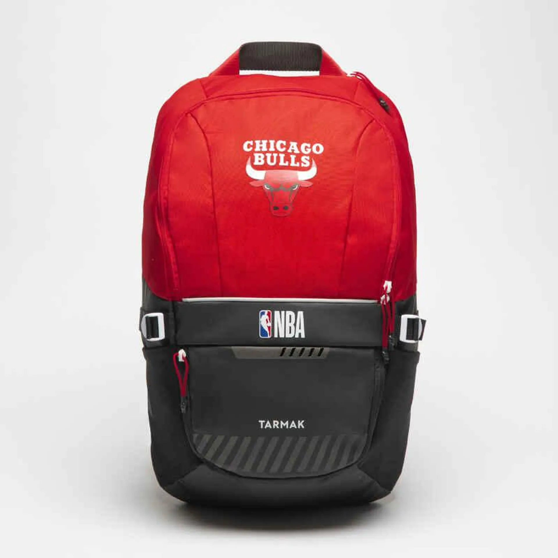 Maleta Chicago Bulls de baloncesto de 25 L Tarmak NBA500 rojo