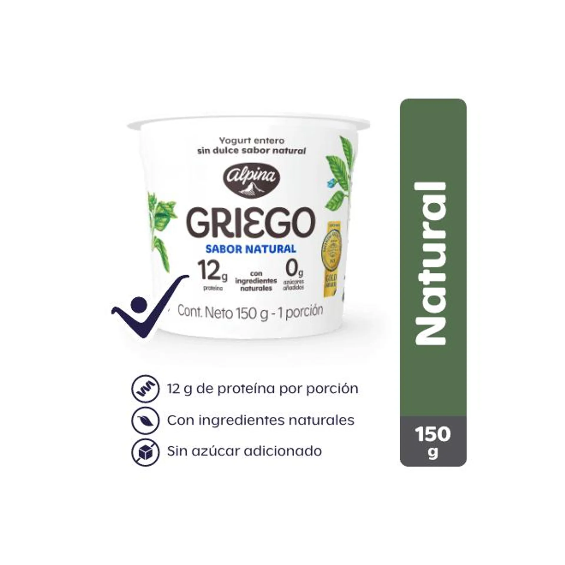 Yogurt Griego Natural 150 g