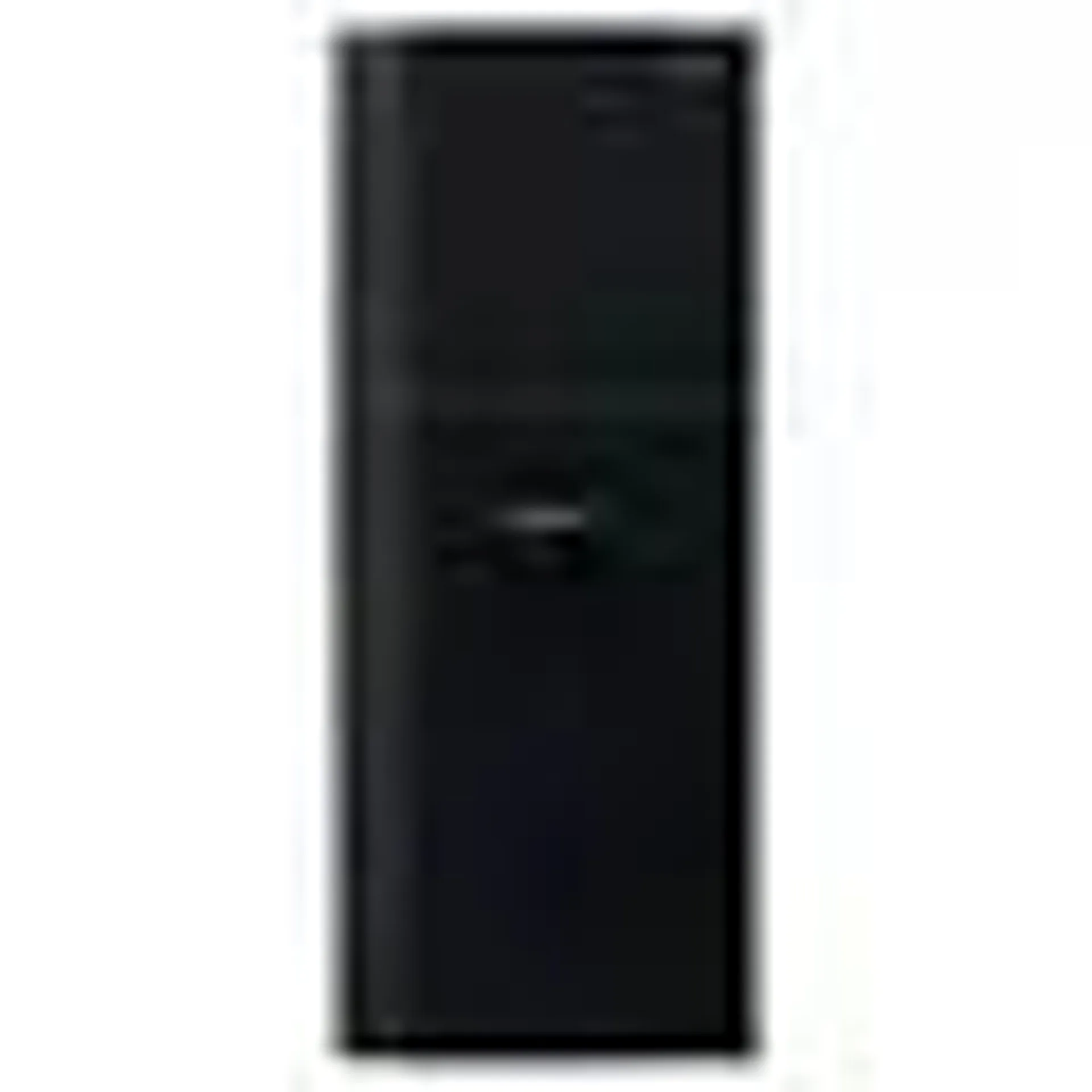 Nevera HACEB No frost Congelador Superior 391 litros N404 Manija Integrada Dispensador de Agua Negro Esmeralda