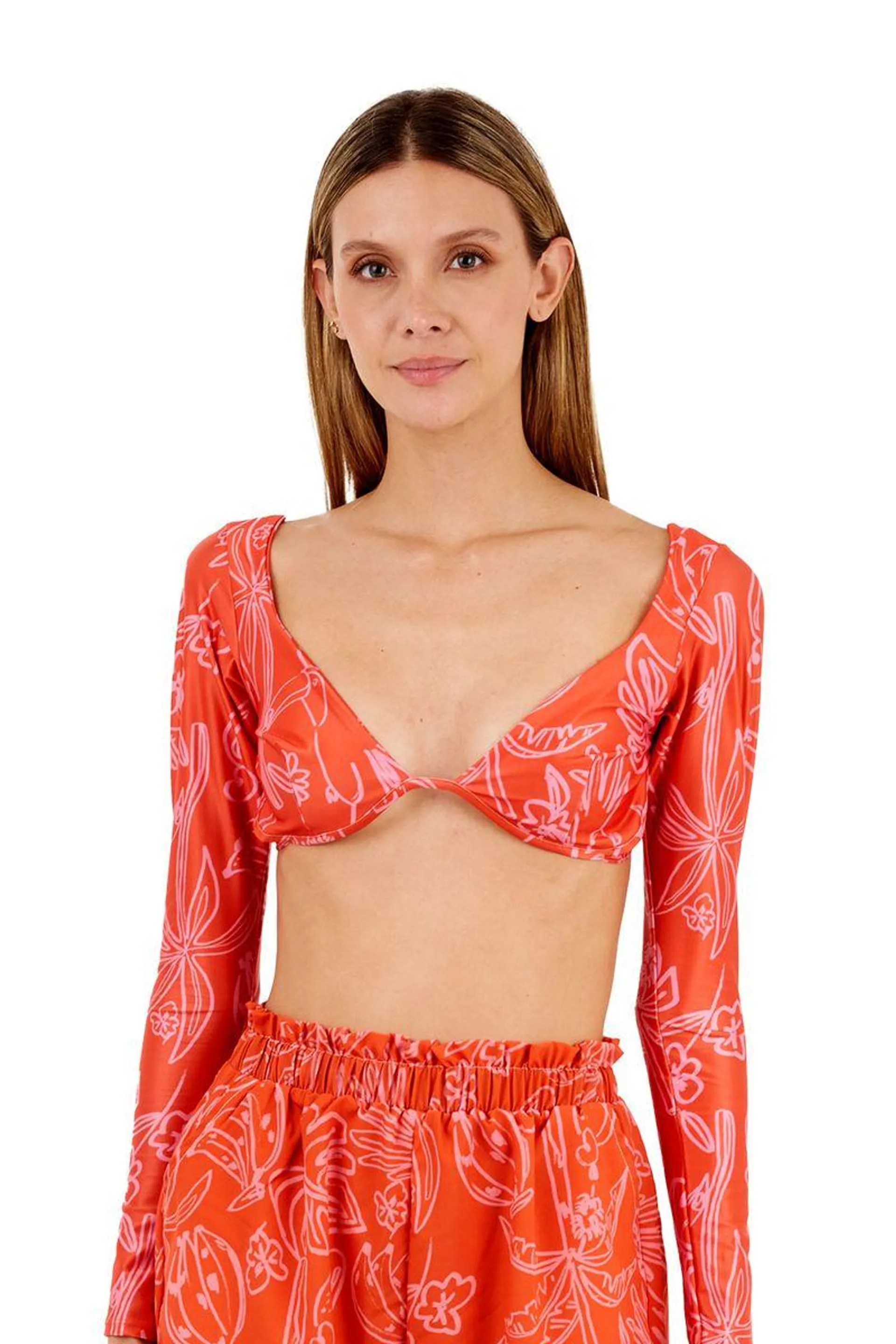 Top Estampado Coral para mujer Renata