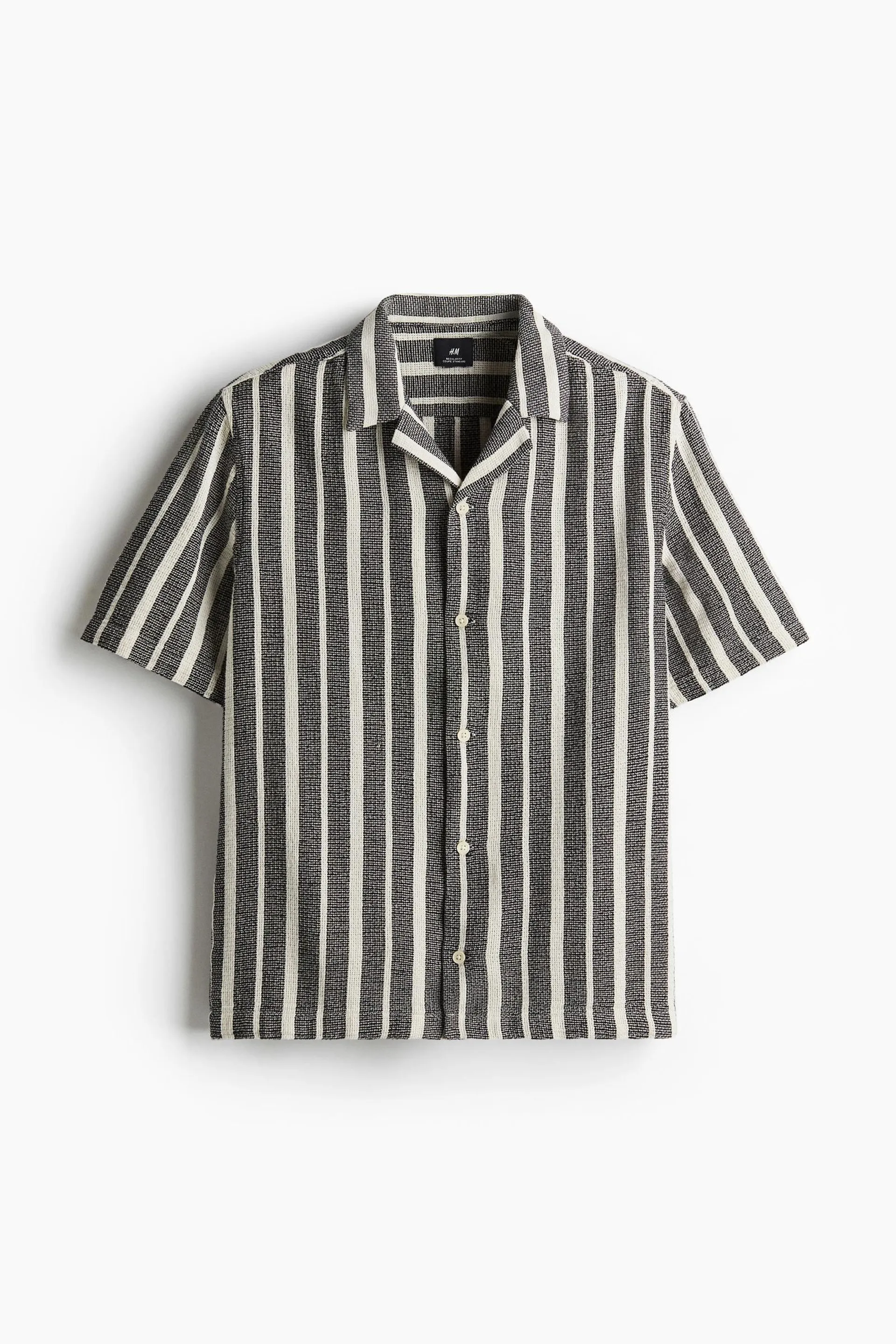 Camisa resort Regular Fit con textura