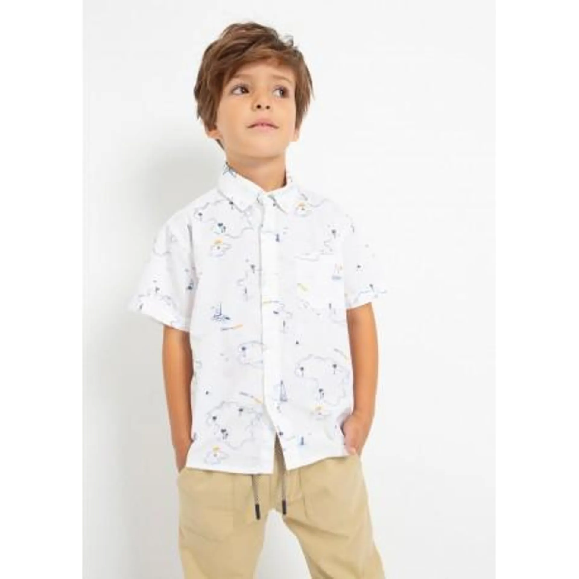 CAMISA ESTAMPADA REF 3162 BARCOS