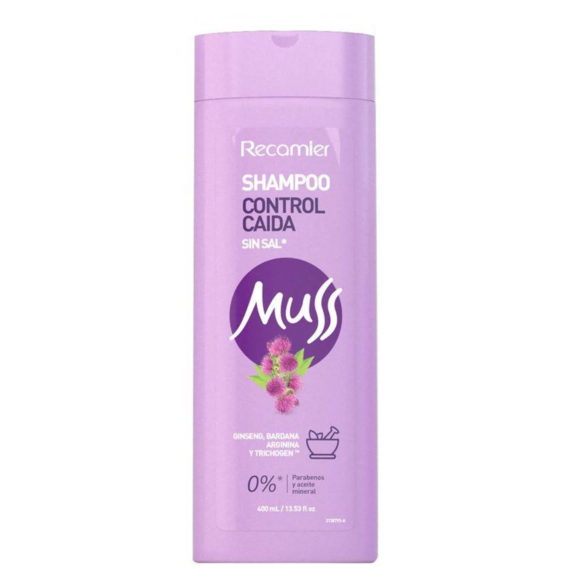 Shampoo Muss Control Caida x 400 Ml