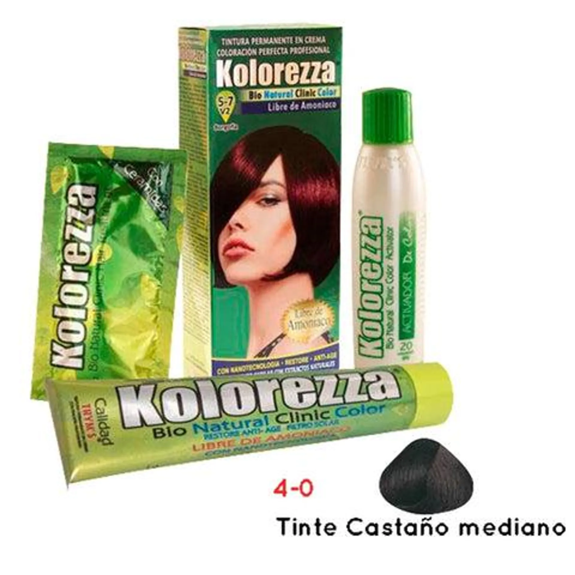 Tinte Castaño Mediano x 170 gr