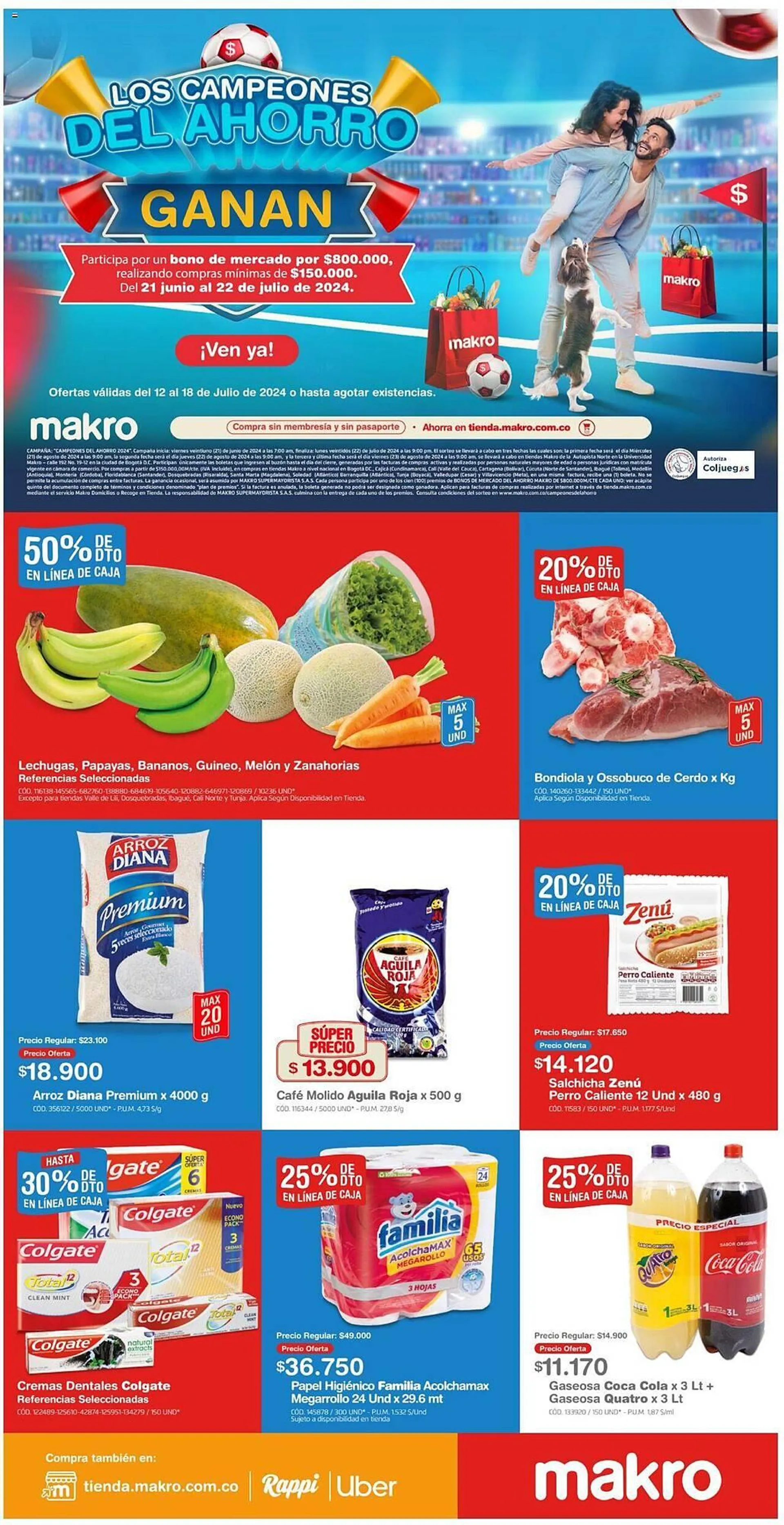 Catalogo de Catálogo Makro 12 de julio al 18 de julio 2024 - Pag 1