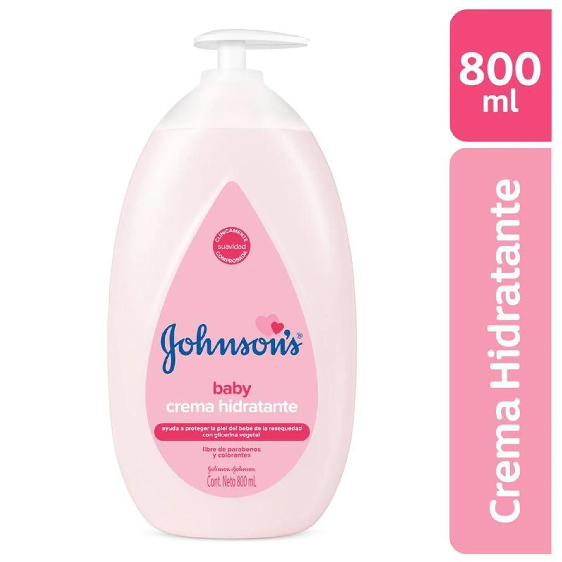 Crema Johnson Liquida Baby Original 800 Ml