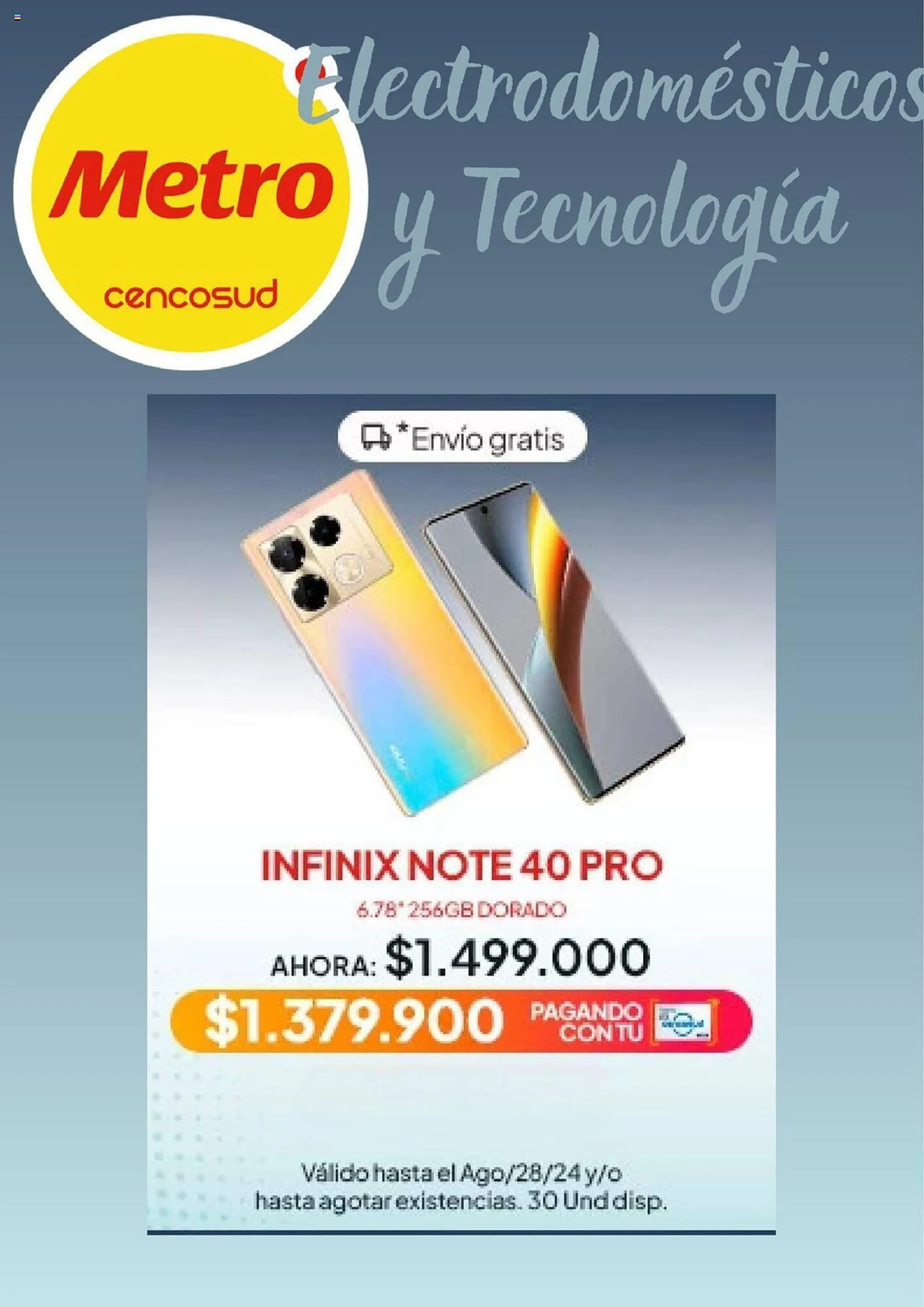 Catalogo de Catálogo Metro 26 de agosto al 28 de agosto 2024 - Pag 10