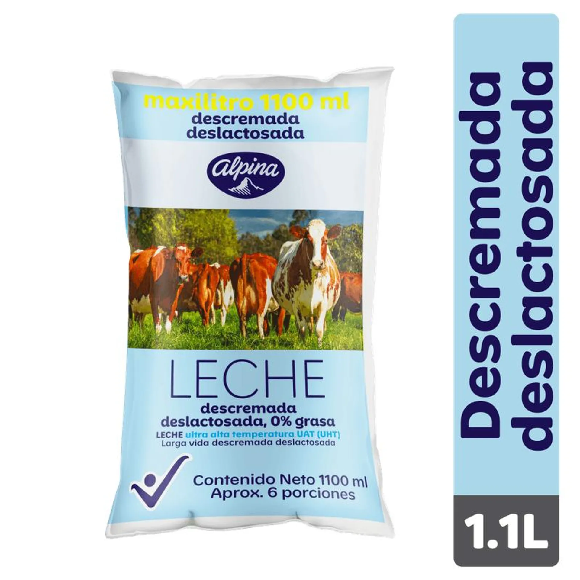 LECHE ALPINA DESLACT DESC BSA x 1100ML