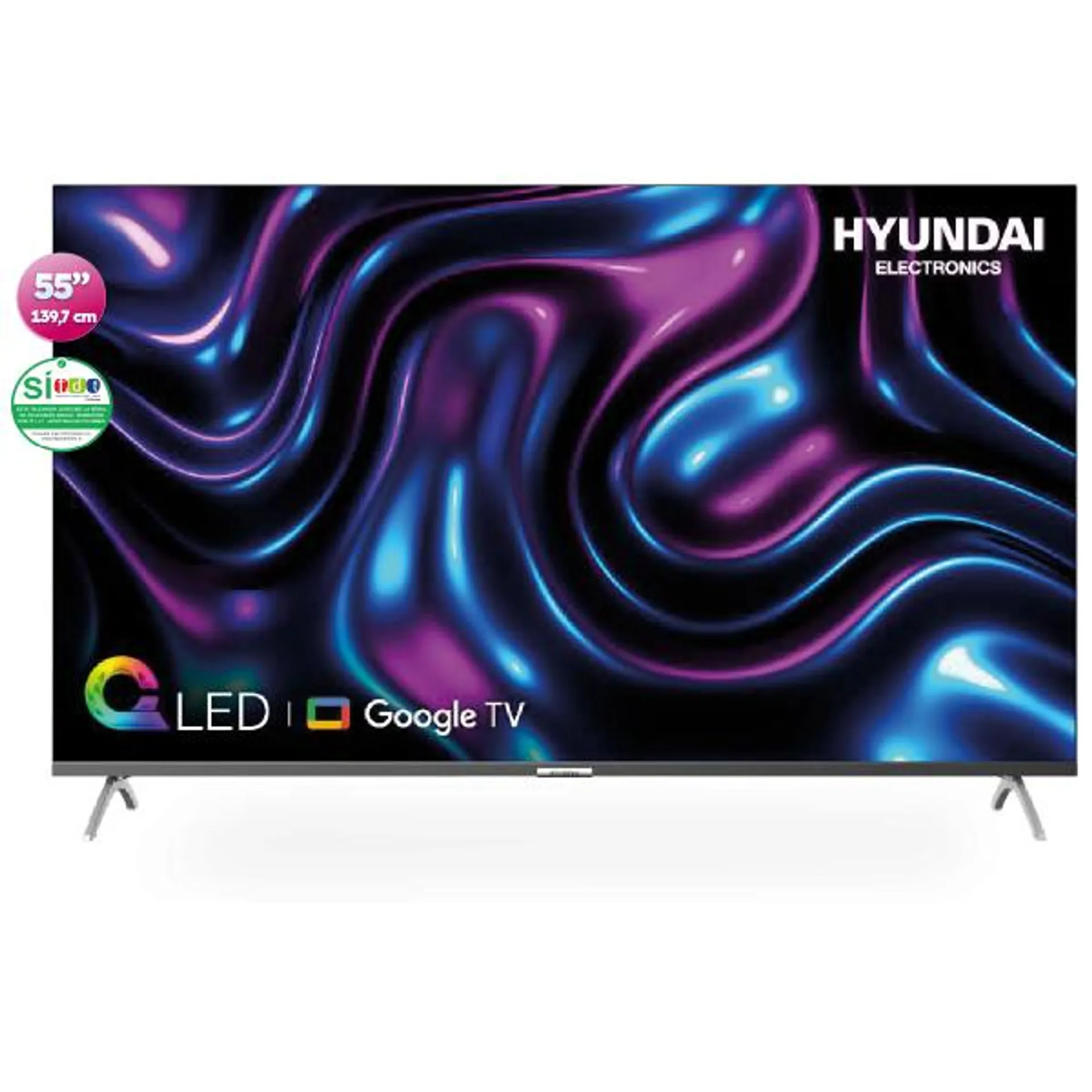 Televisor Qled HYUNDAI 4K 55″ Smart