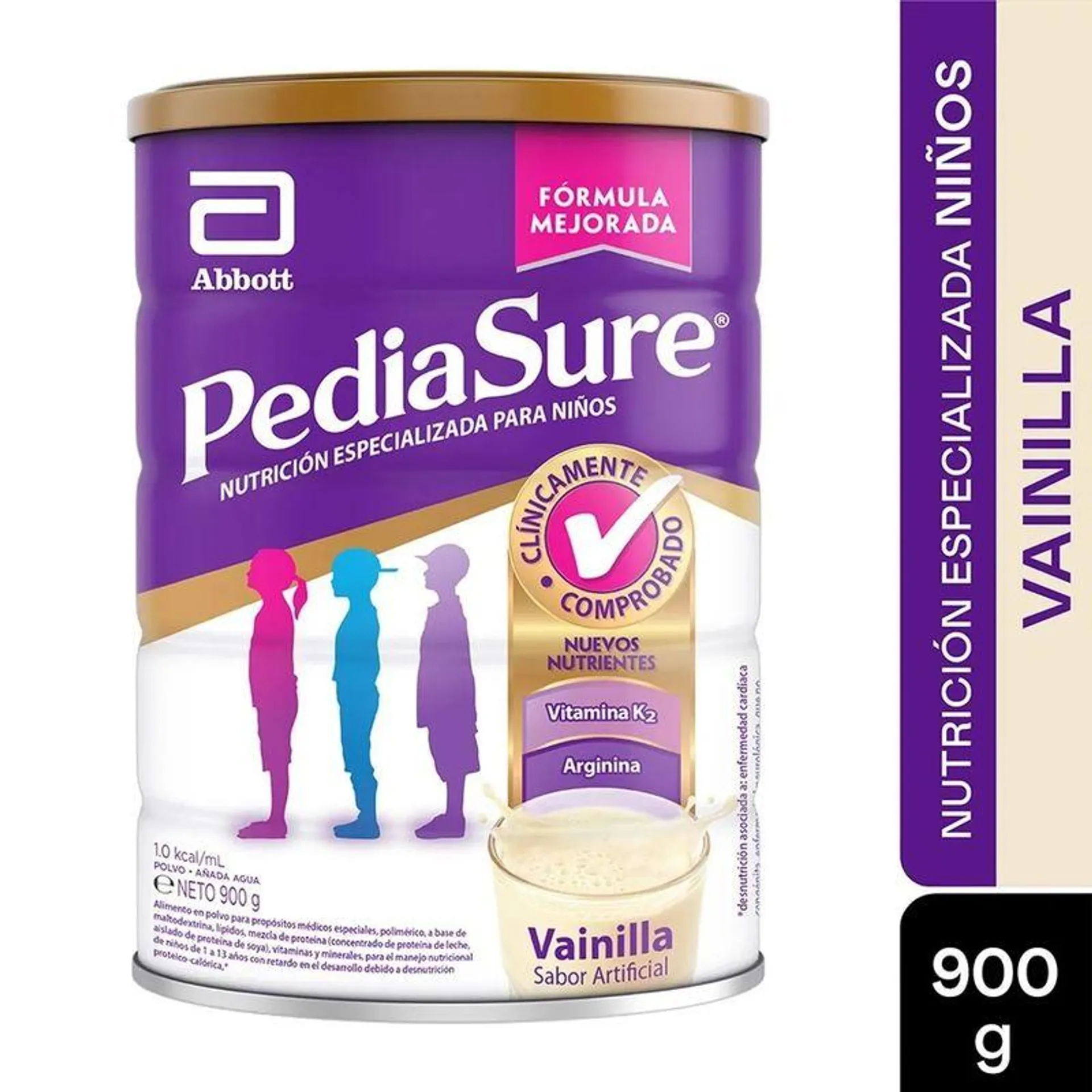 Pediasure Polvo Vainilla Tarro X 900 Gr