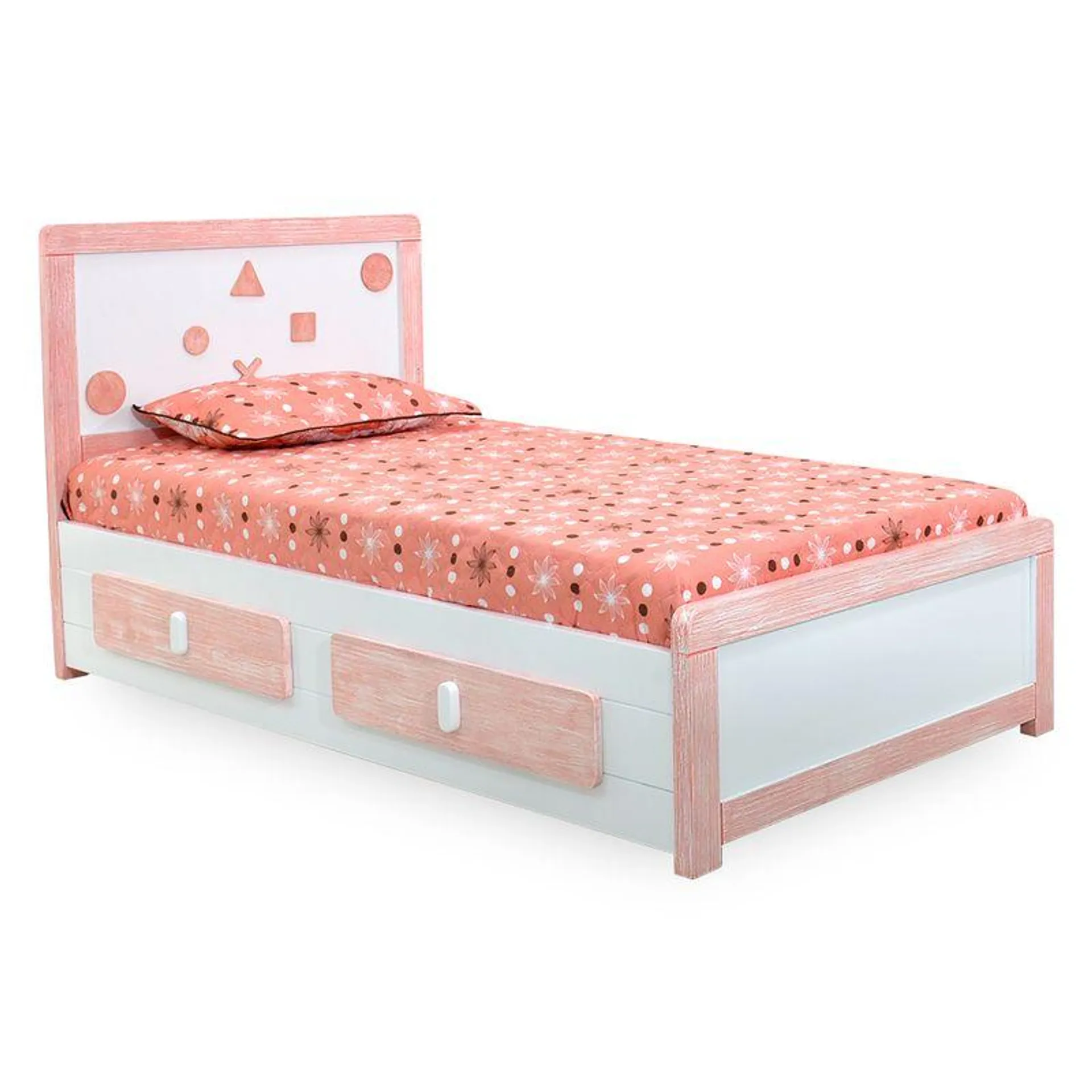 CAMA IBG ENSUEÑO 1.00 x 1.90 M ROSA