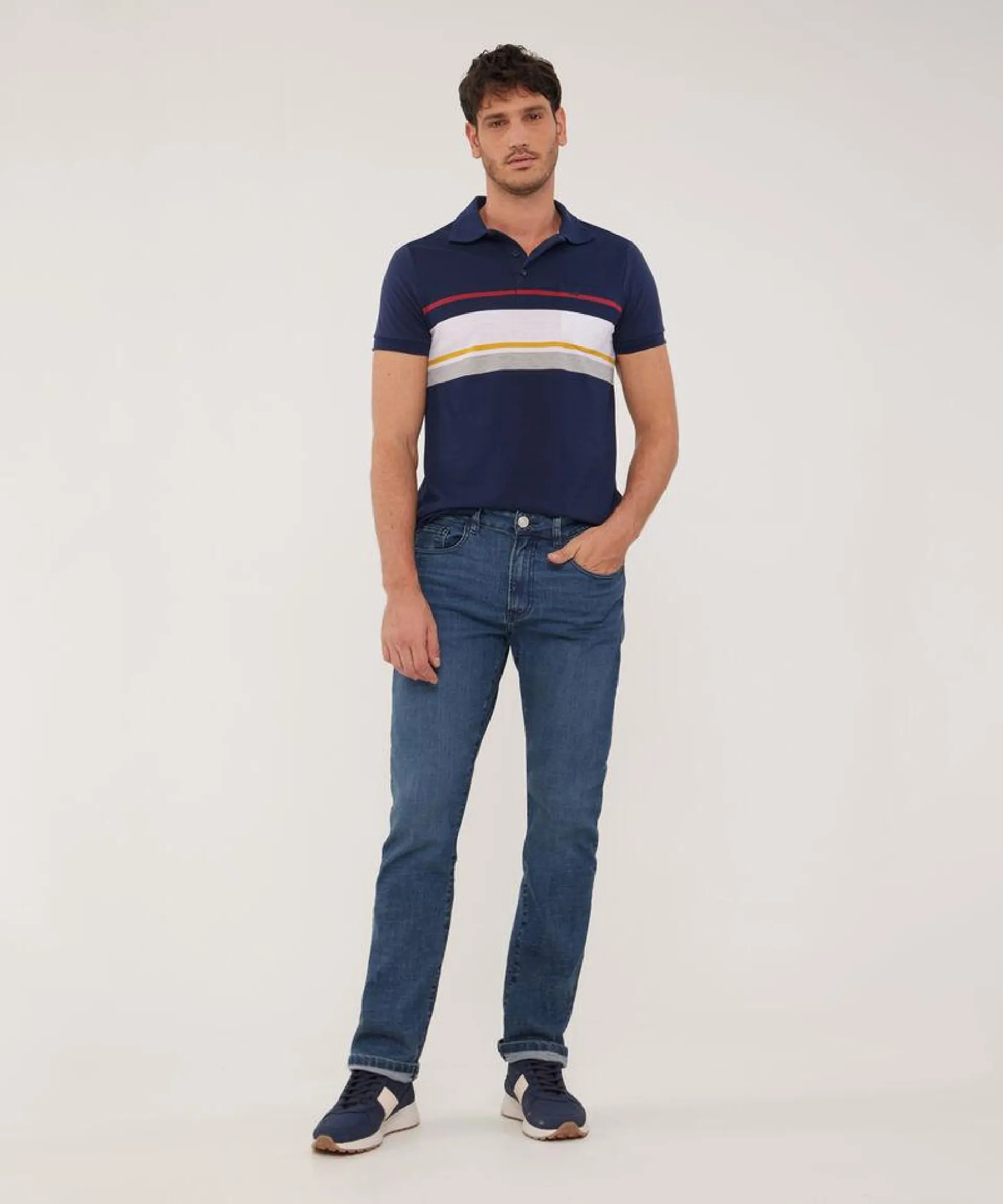 Jean Regular Classic Tono Medio Oscur Funky Blue