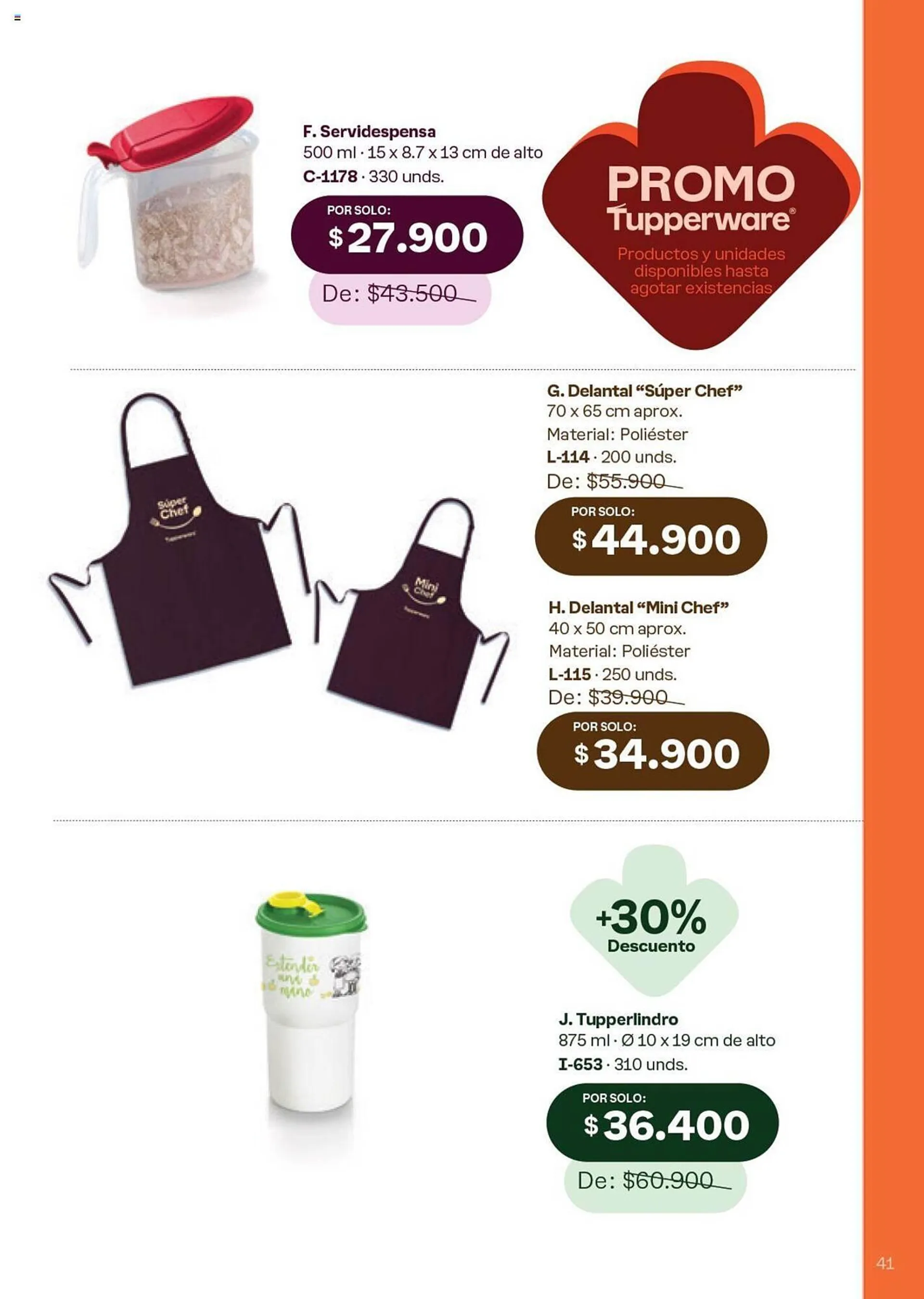 Catalogo de Catálogo Tupperware 4 de octubre al 31 de octubre 2024 - Pag 41