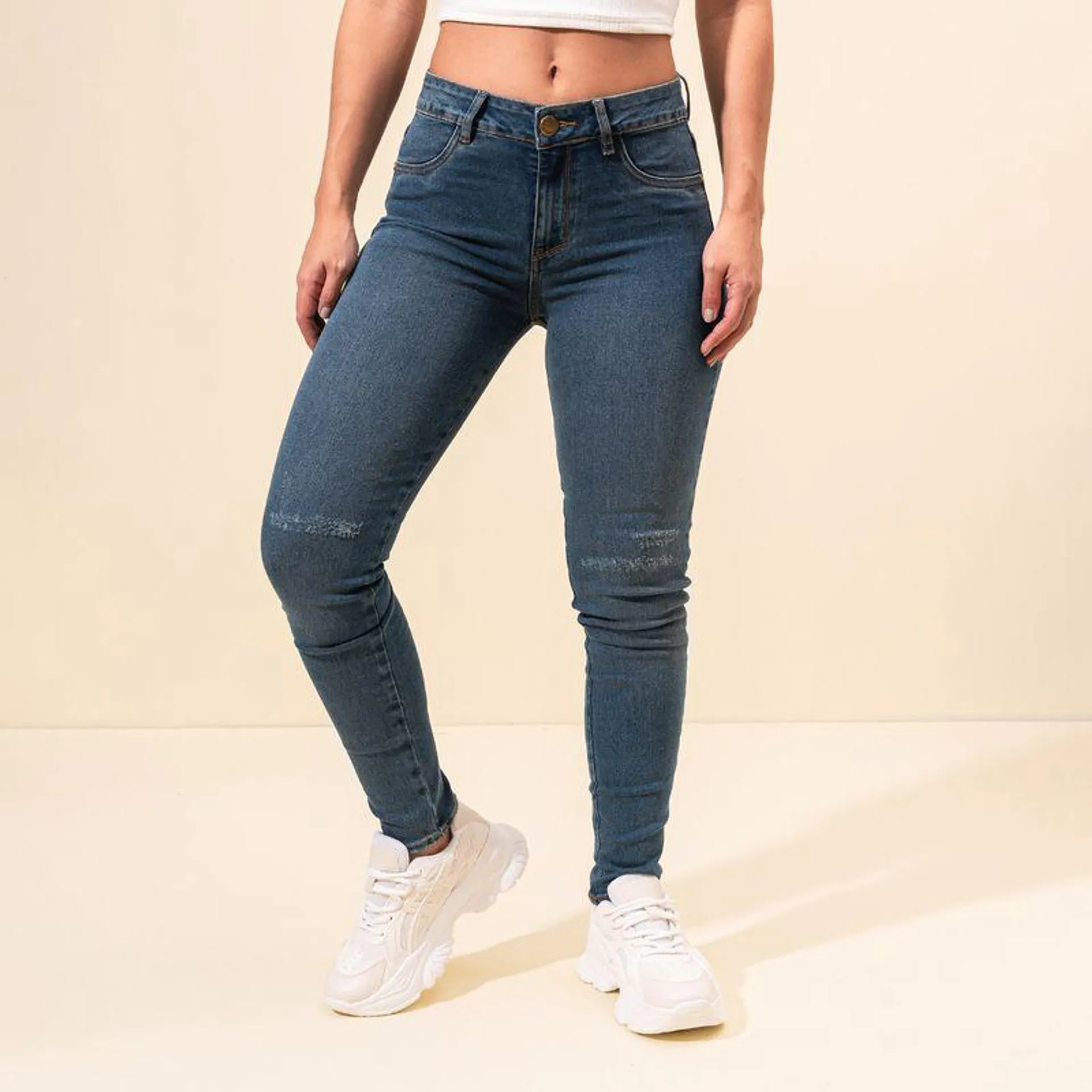 Jean Skinny Talle Medio Paolita