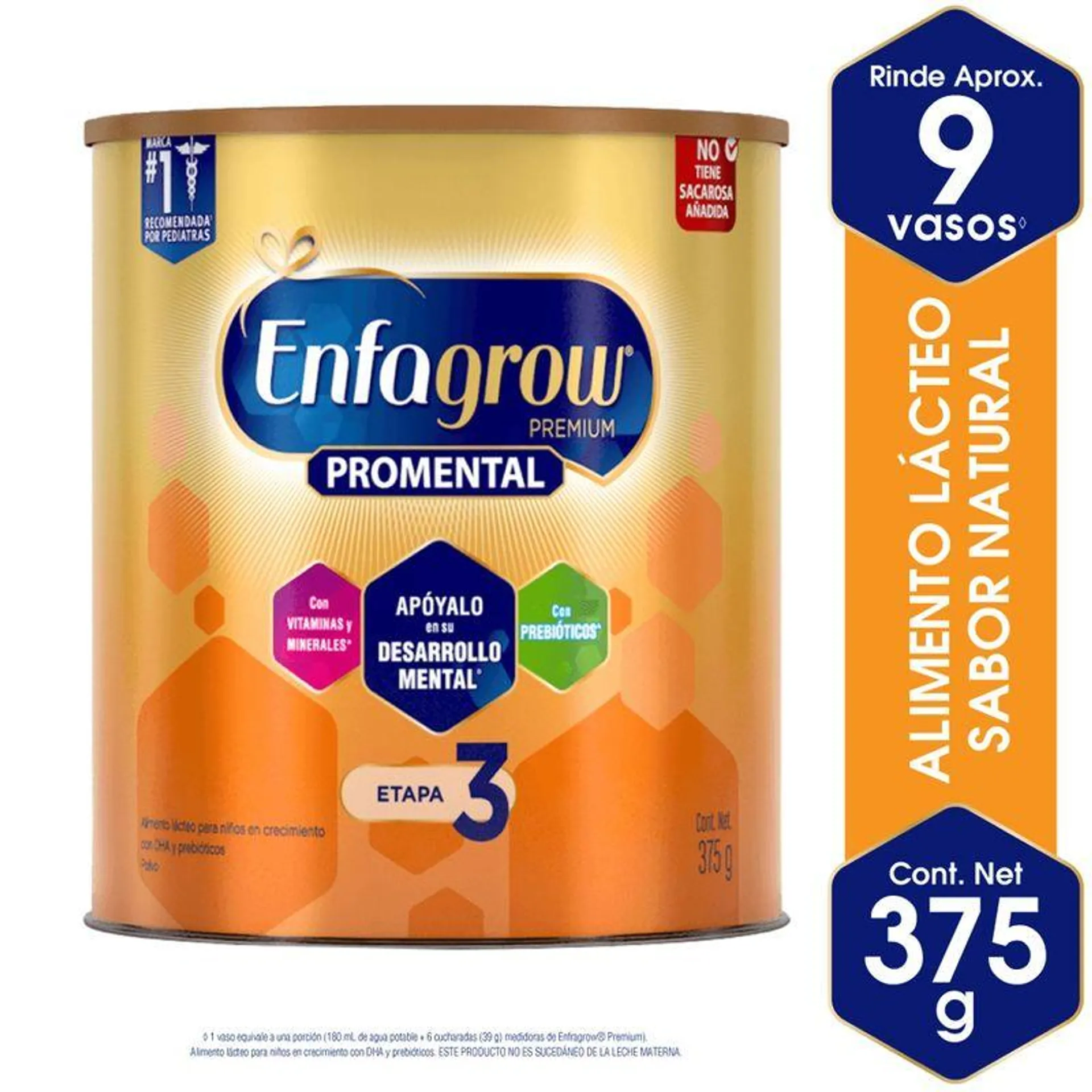 Alimento Lacteo Enfagrow Premium Promental 3 X 375 Gr