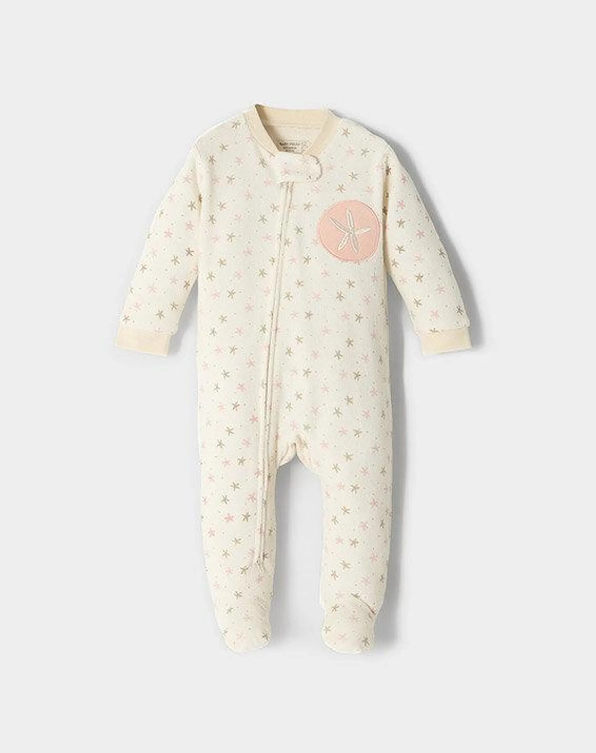 pijama soñar niña beige estampado 3-6m