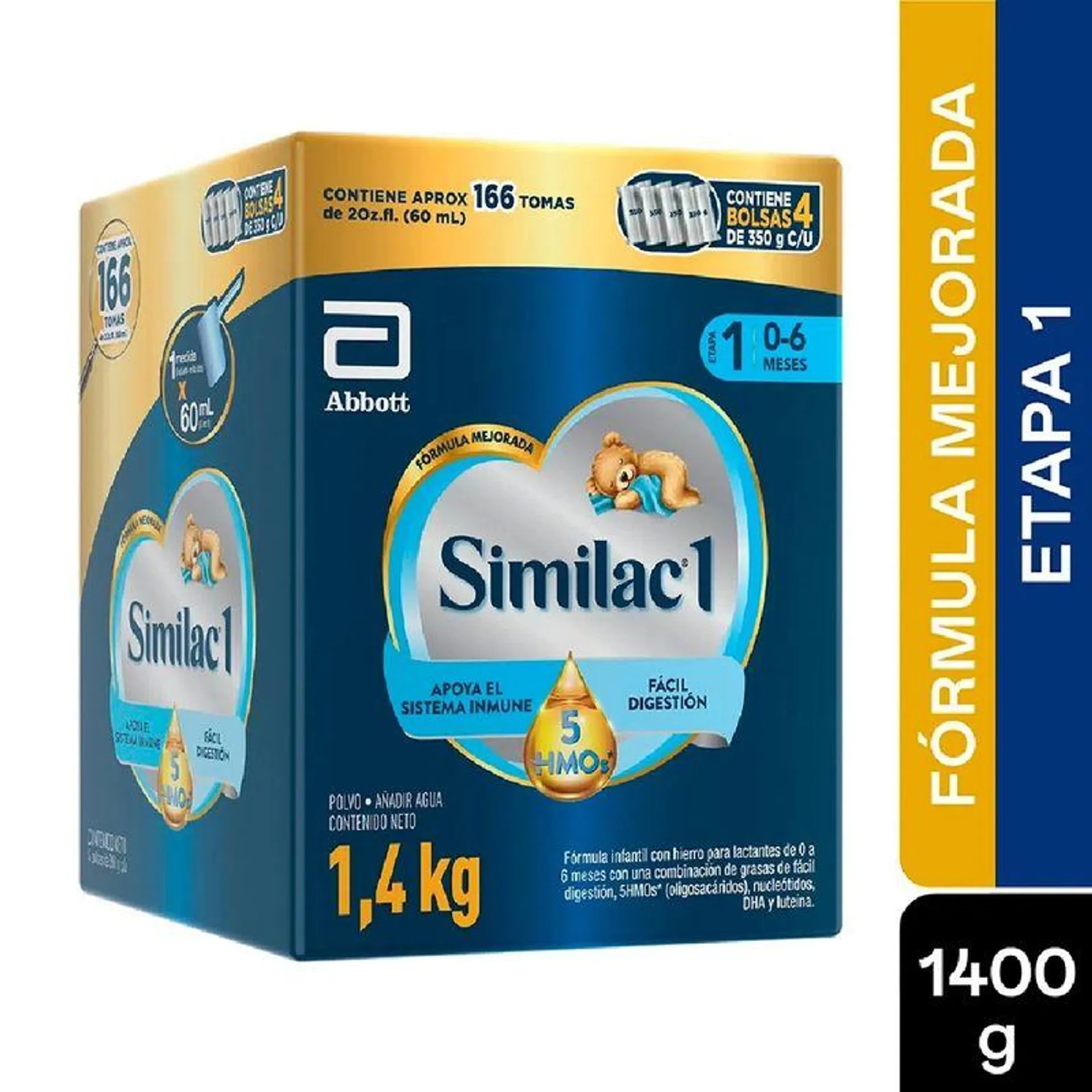 Formula Infantil Similac 1 Caja X 1400 Gr