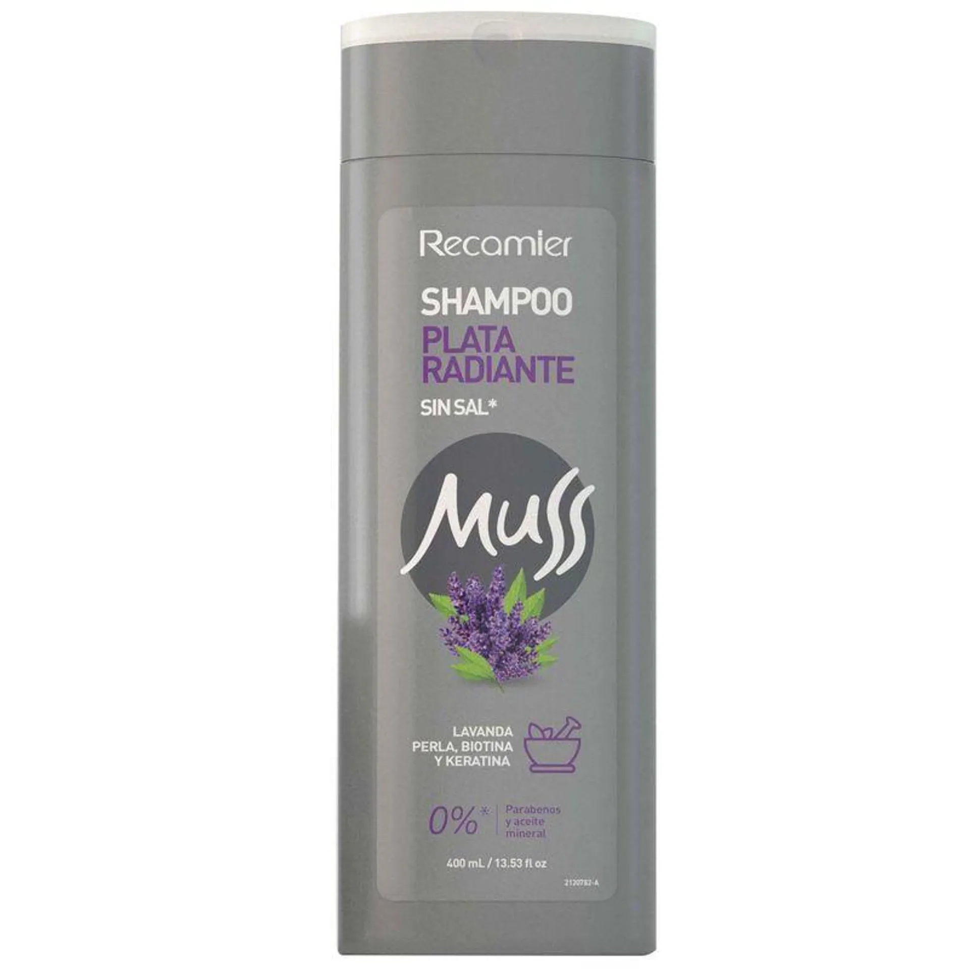 Shampoo Muss Plata x 400 Ml