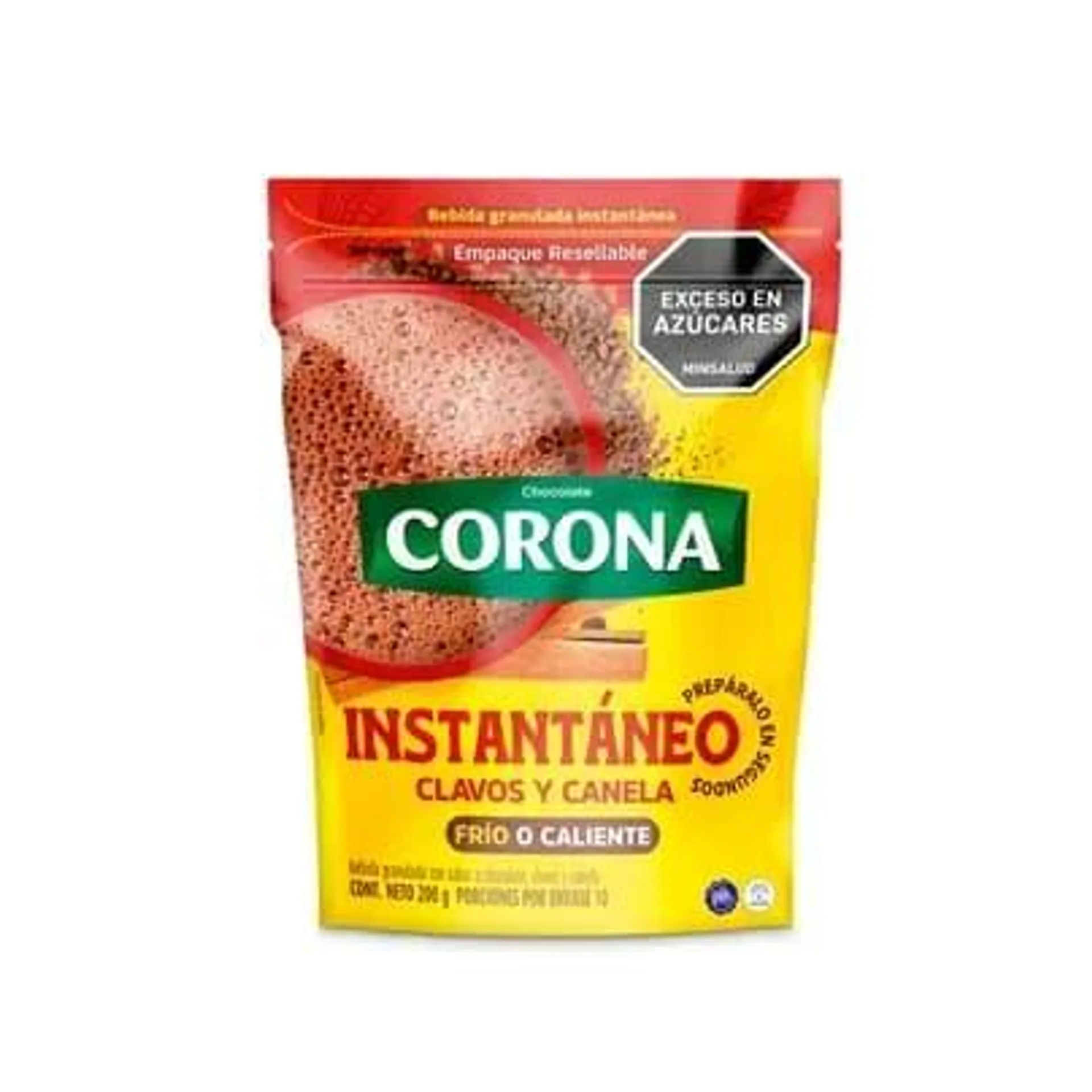 Chocolate instantáneo Corona clavos y canela x 200g