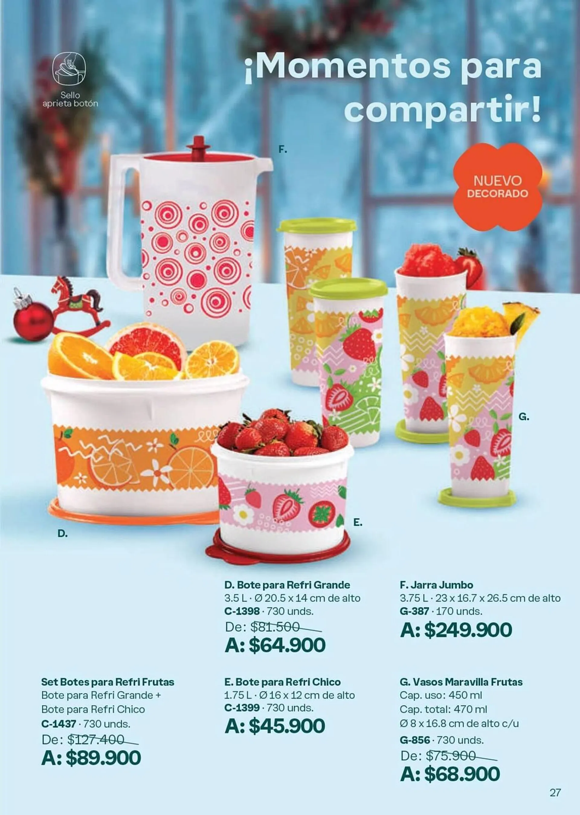 Catalogo de Catálogo Tupperware 19 de noviembre al 31 de diciembre 2024 - Pag 27